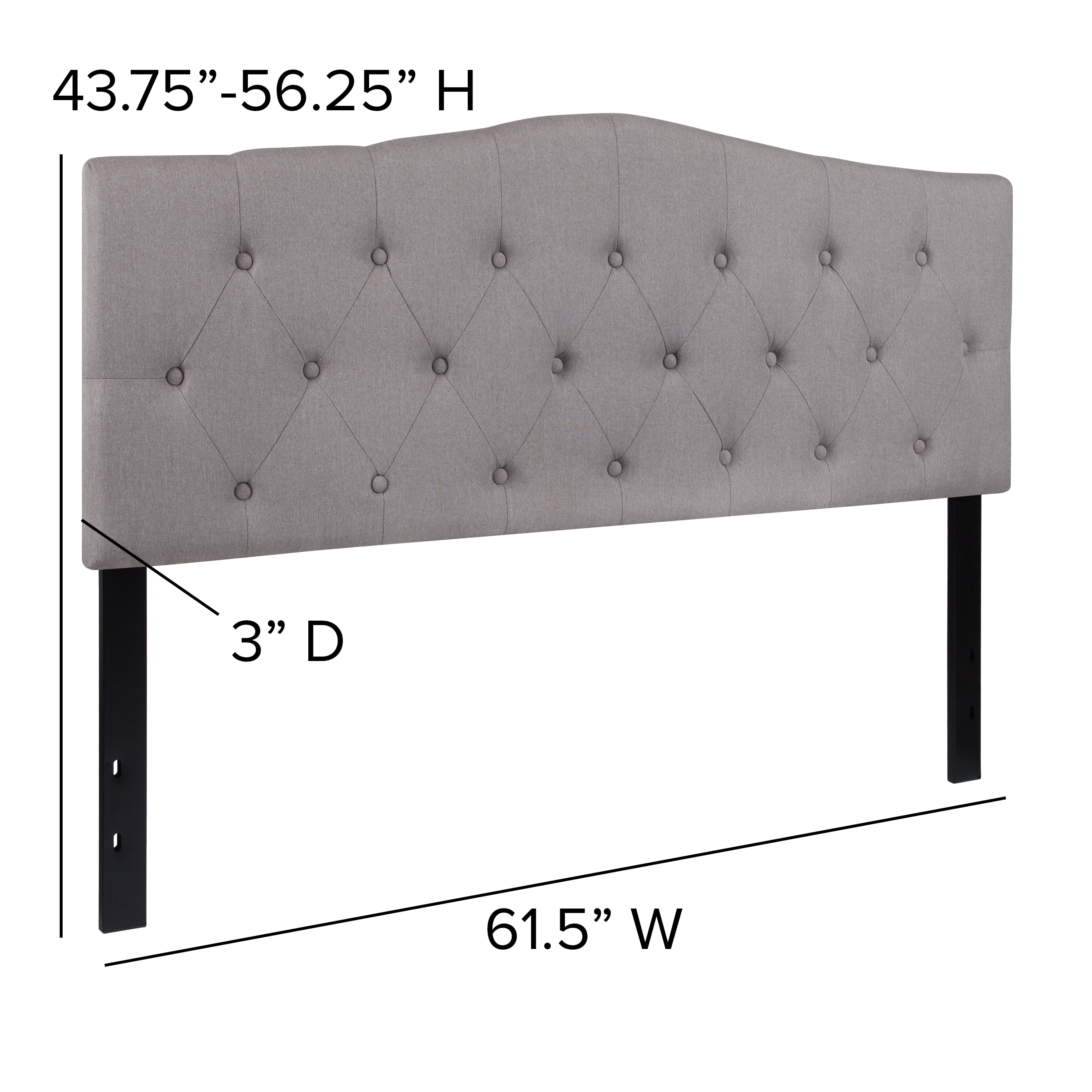 Emma + Oliver 889142473794 Upholstered-Headboards - View #4