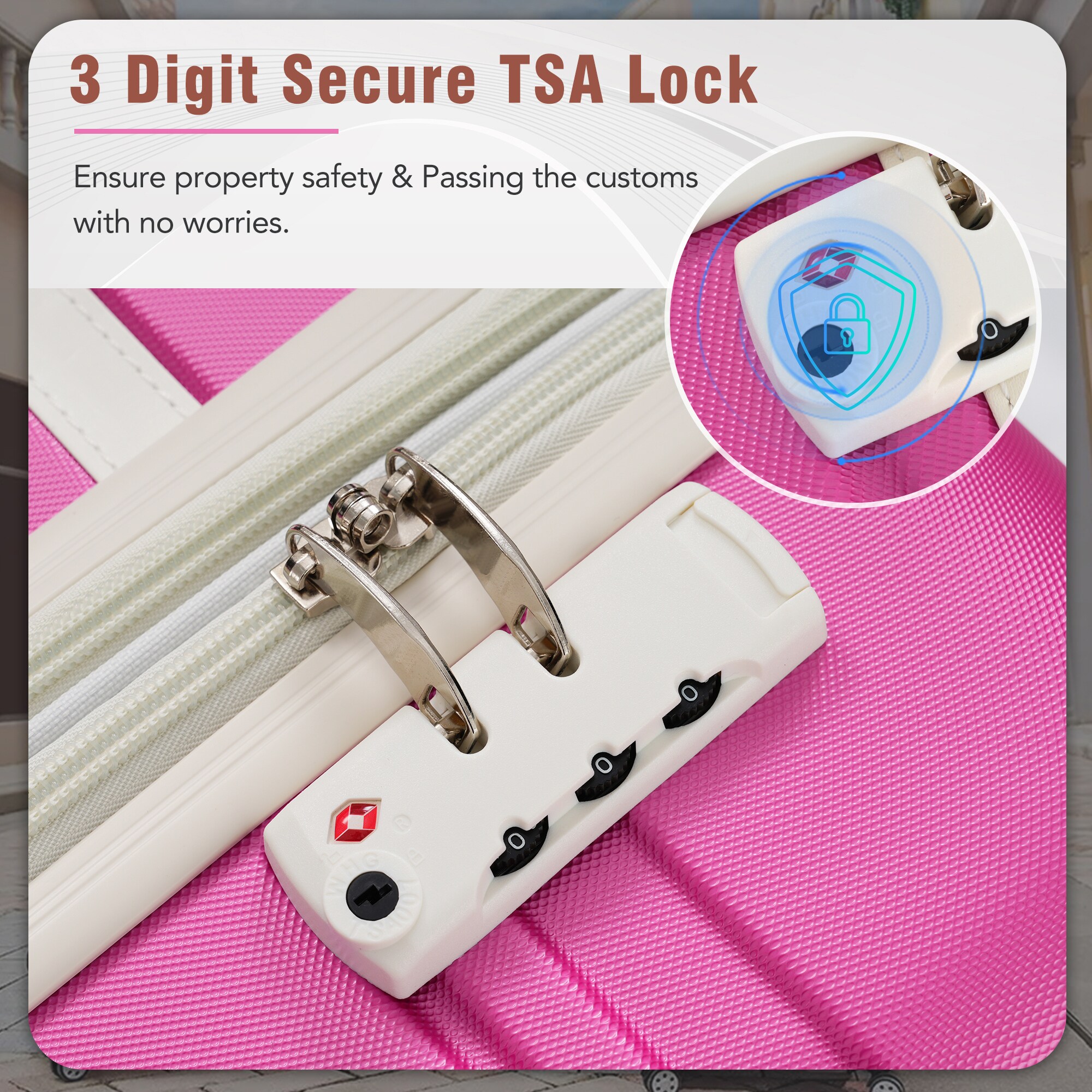 SINOFURN SYD9400018BK Luggage-And-Luggage-Sets - View #3