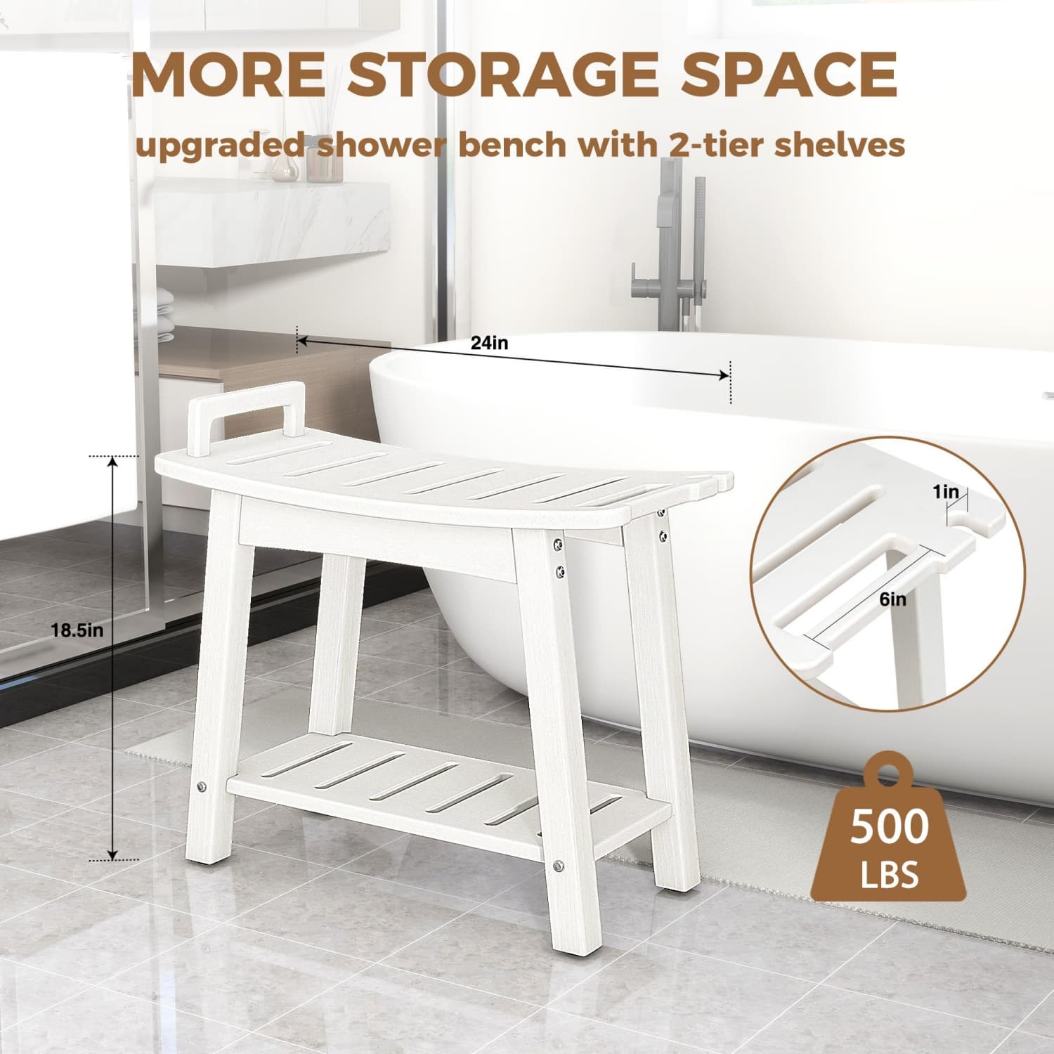 Angel Sar L2ZQYA629BSS05 Bath-Safety-Seats-Benches - View #3
