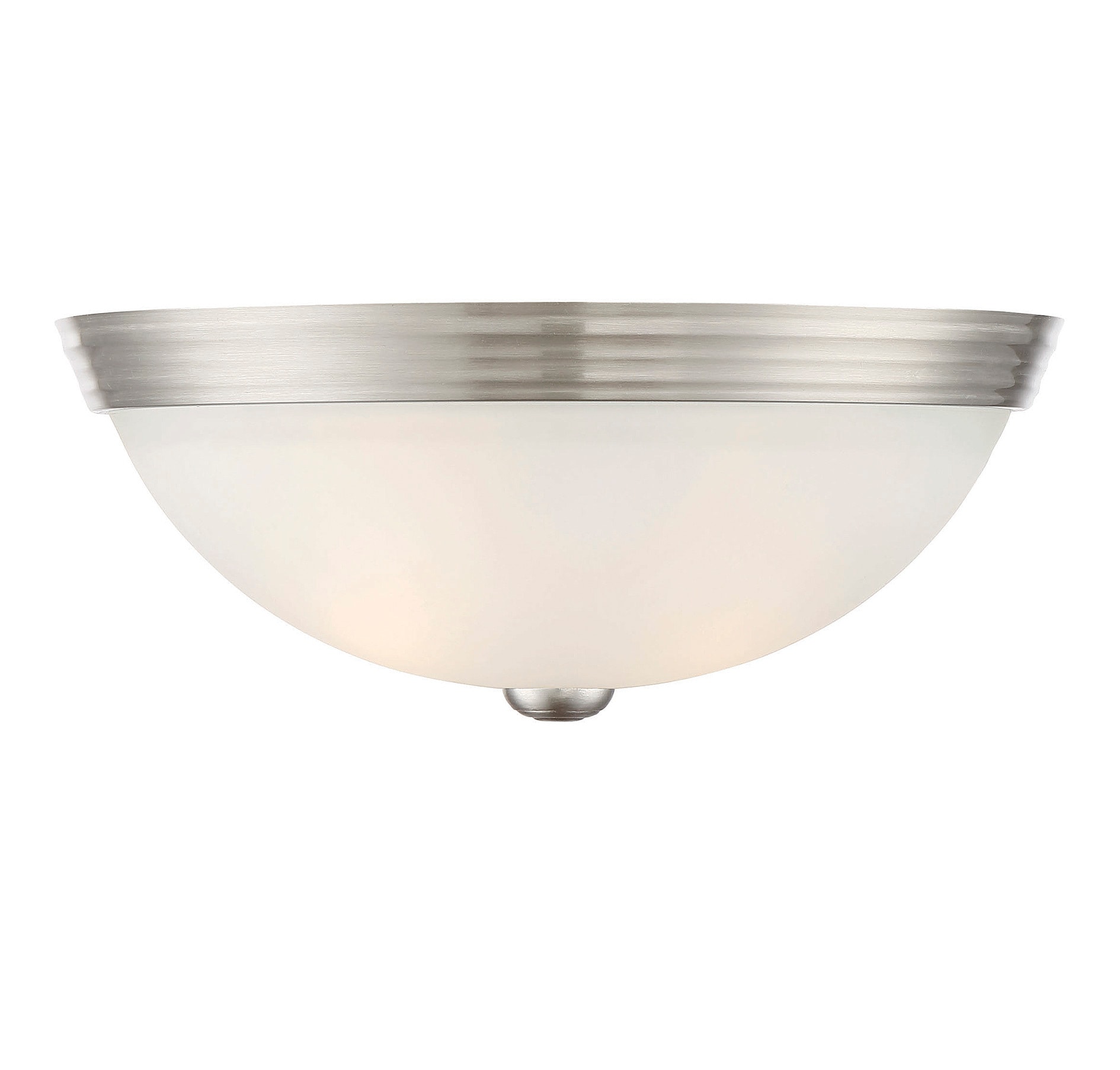 Savoy House Essentials 6-780-13-SN Meridian 2 -Light 13-in Satin Nickel Flush Mount Light