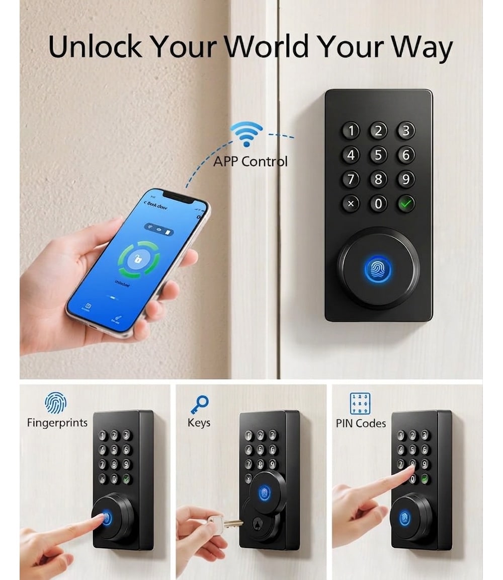 Phyfalip LPF0502T01 Electronic-Door-Locks - View #2
