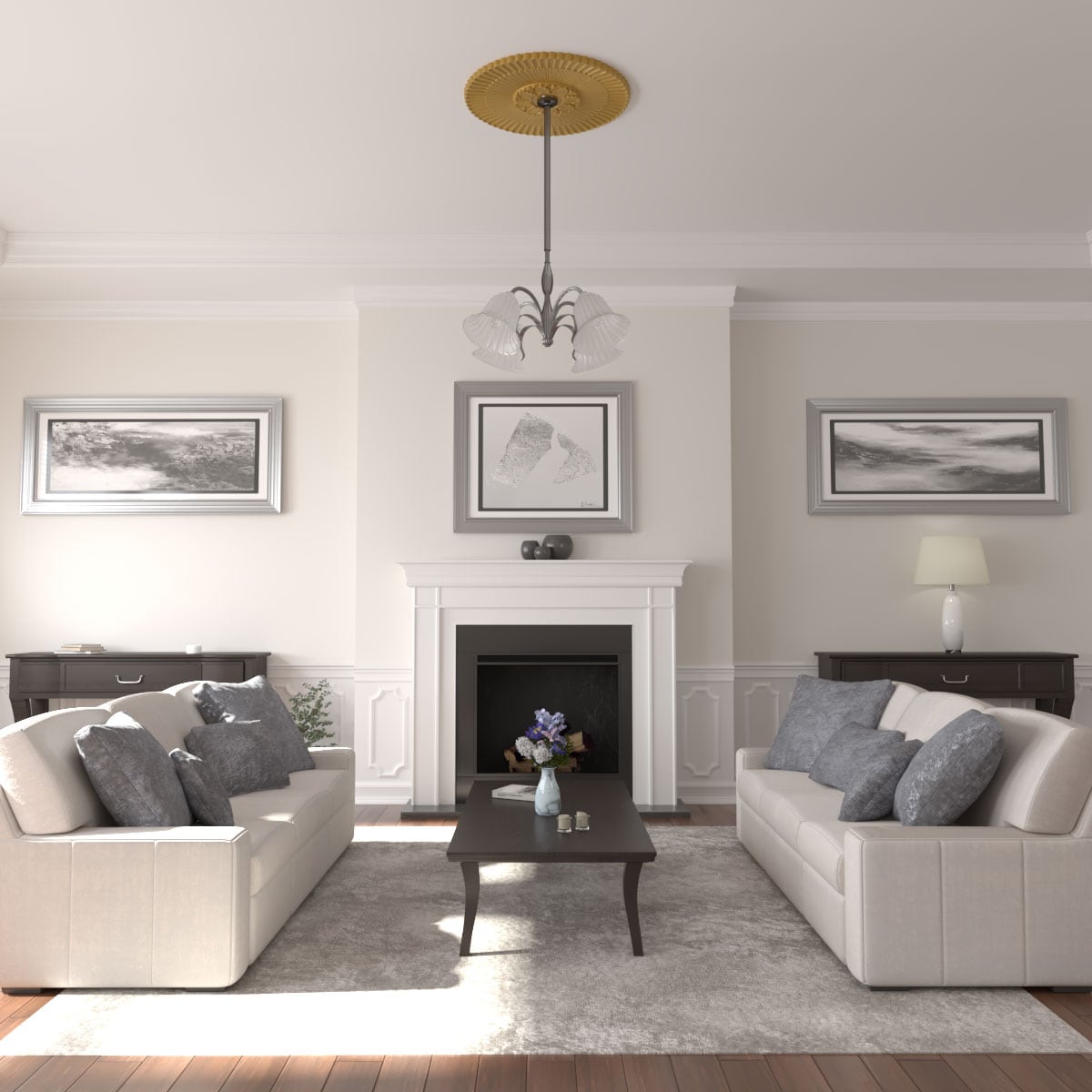Ekena Millwork CM36MEPGS Ceiling-Medallions - View #4