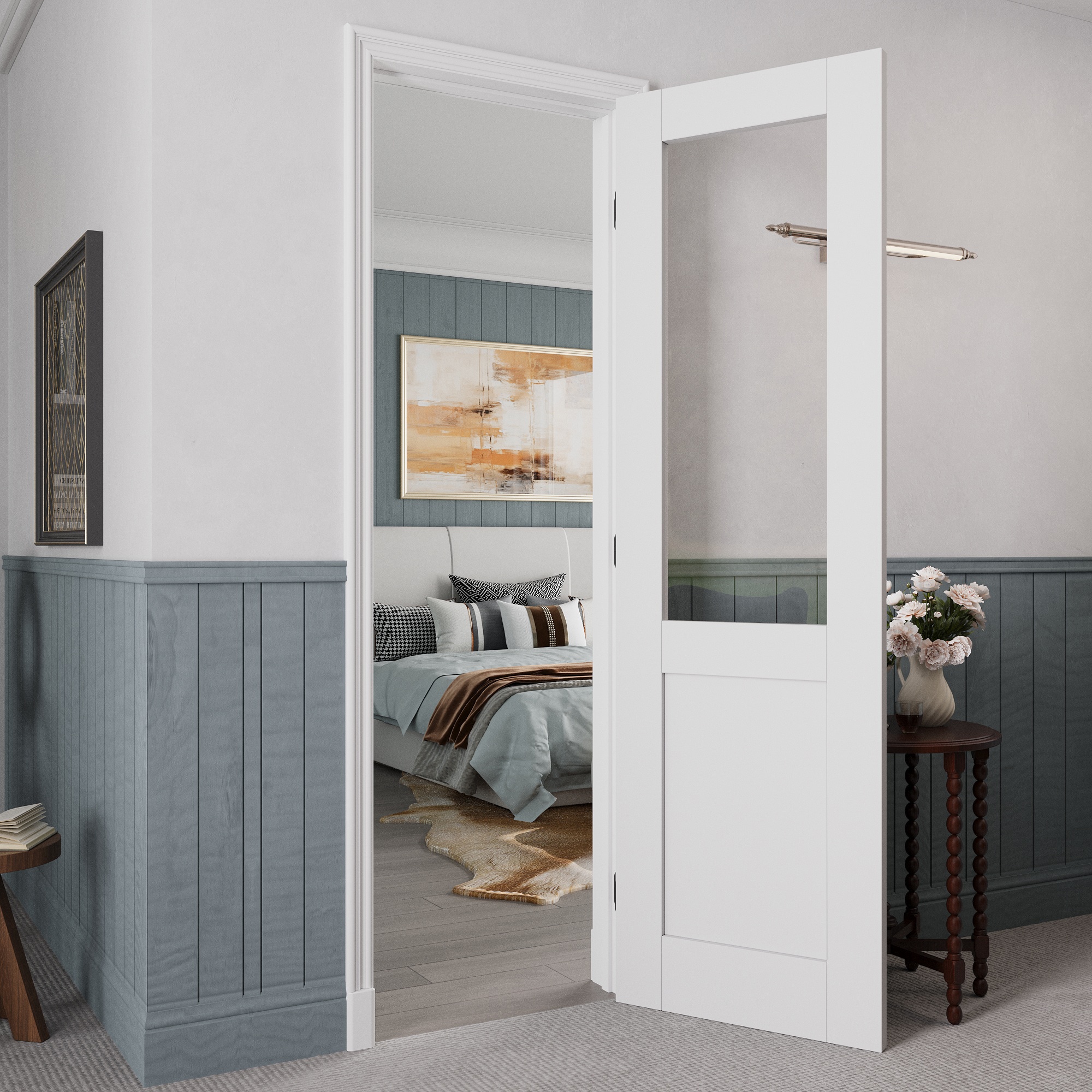 JUJUBON IN-PREPR-CG-BLXB-24L Pre-Hung-Doors - View #9