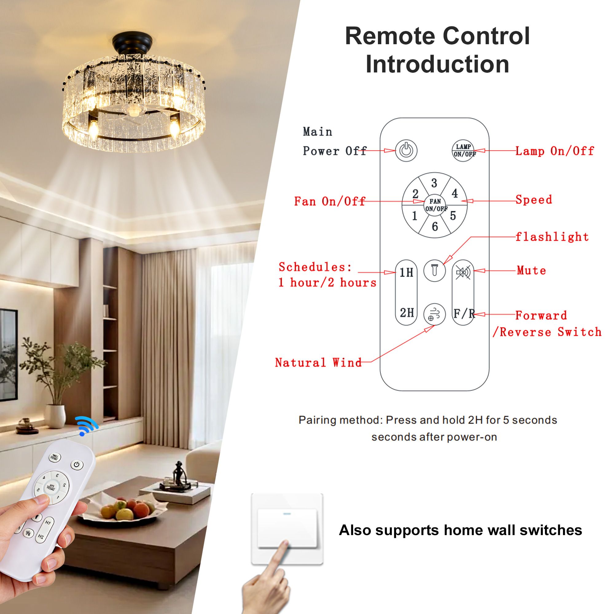 Lanmate LP-FANL-16-MB Ceiling-Fans - View #7