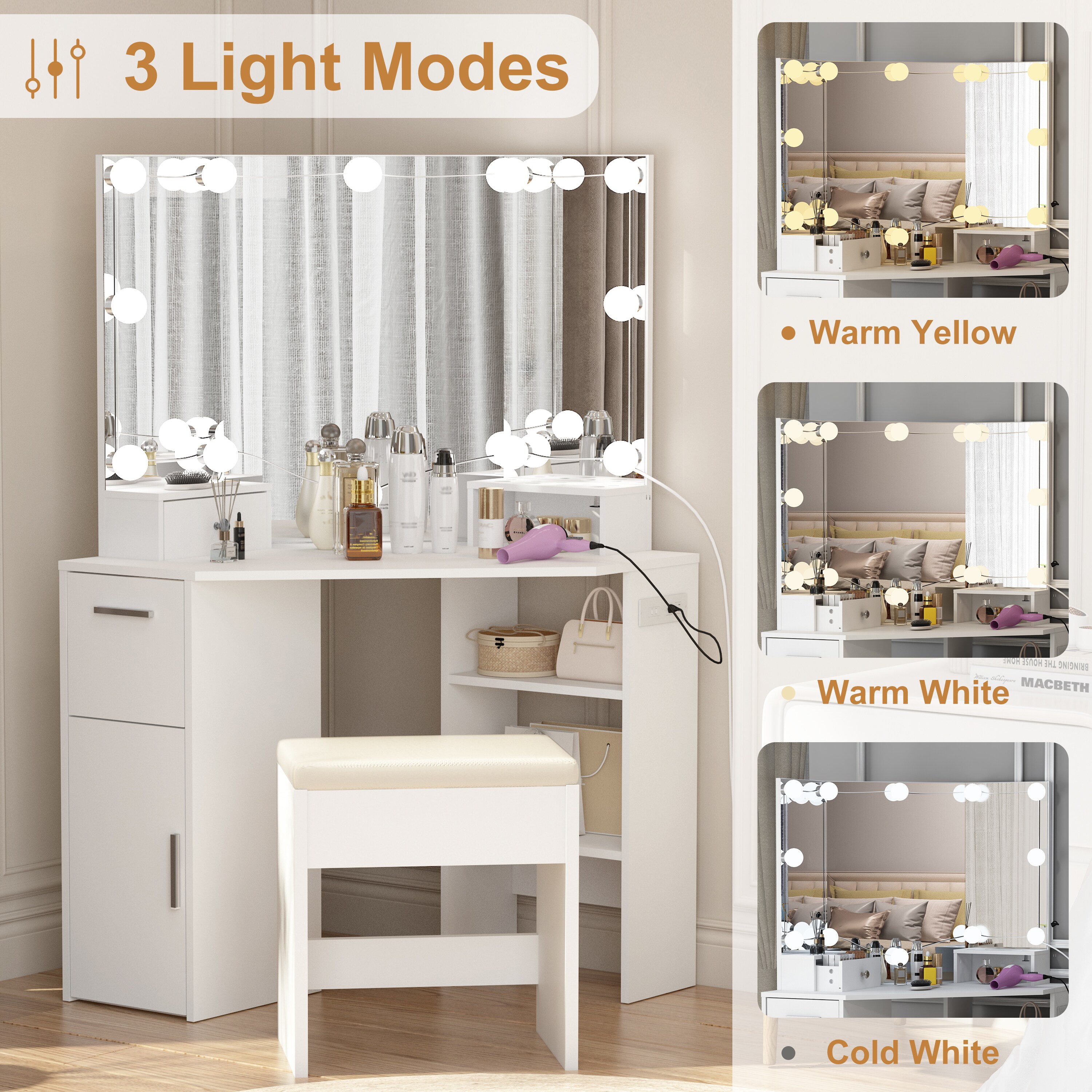 GarveeLife LIVE66-0821 Bedroom-Vanities - View #4