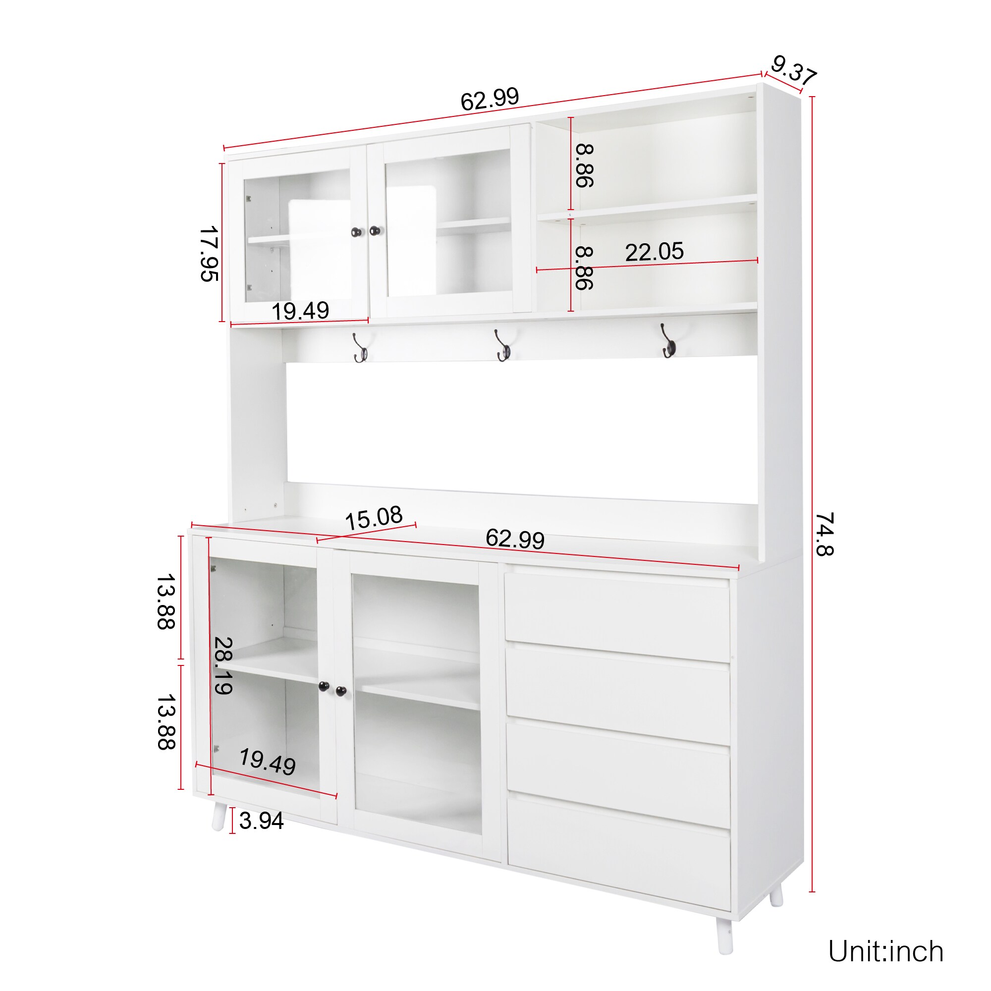 Huluwat RY-31S00167 Dining-Kitchen-Storarge - View #4