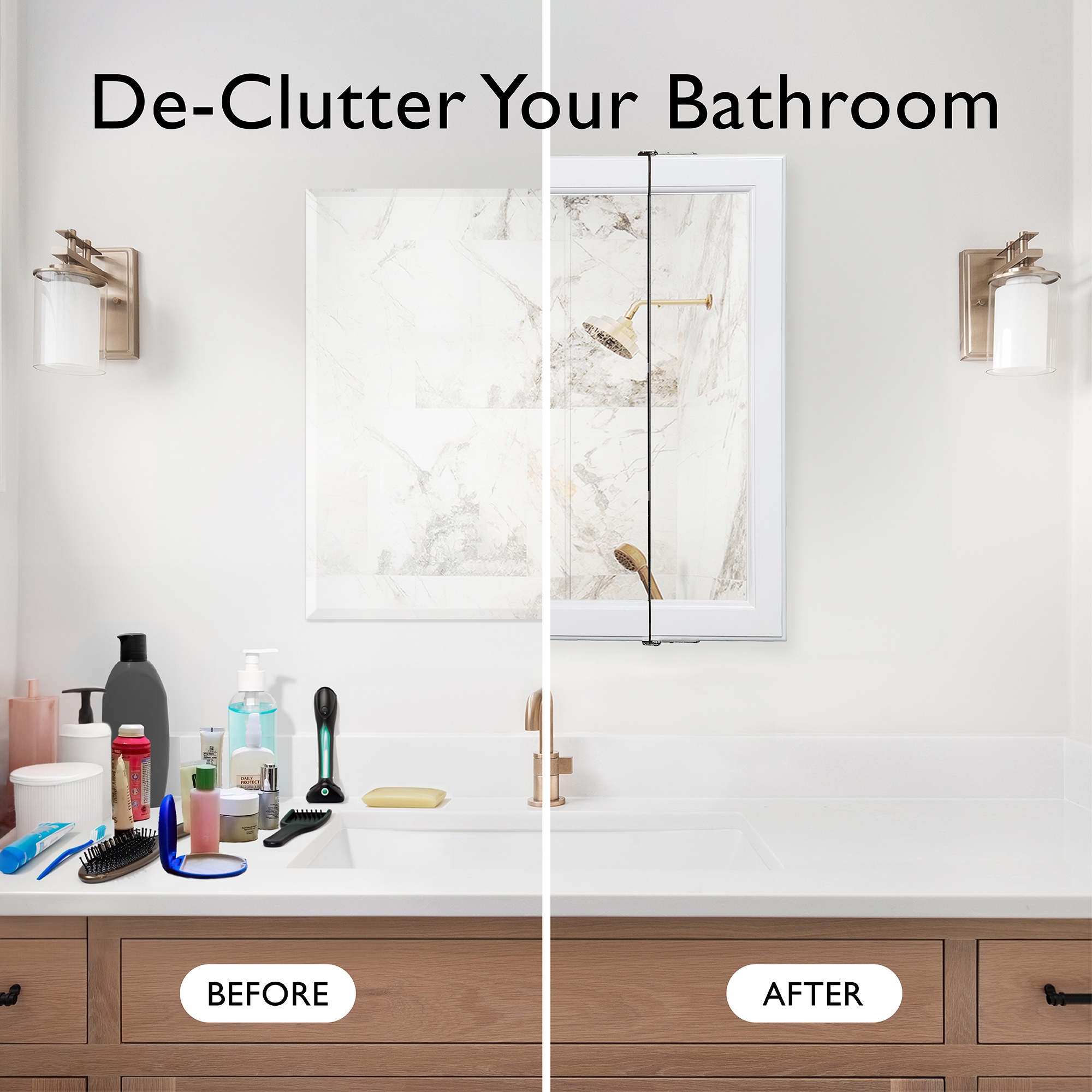Design House 545103-WHT Bathroom-Medicine-Cabinets - View #2
