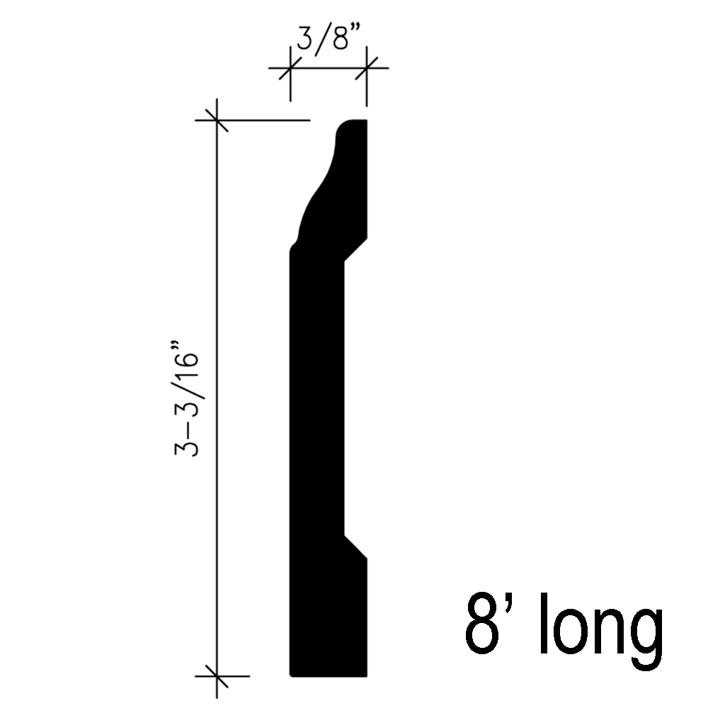 Inteplast Group Building Products 86230800040 Baseboard-Moulding - View #3