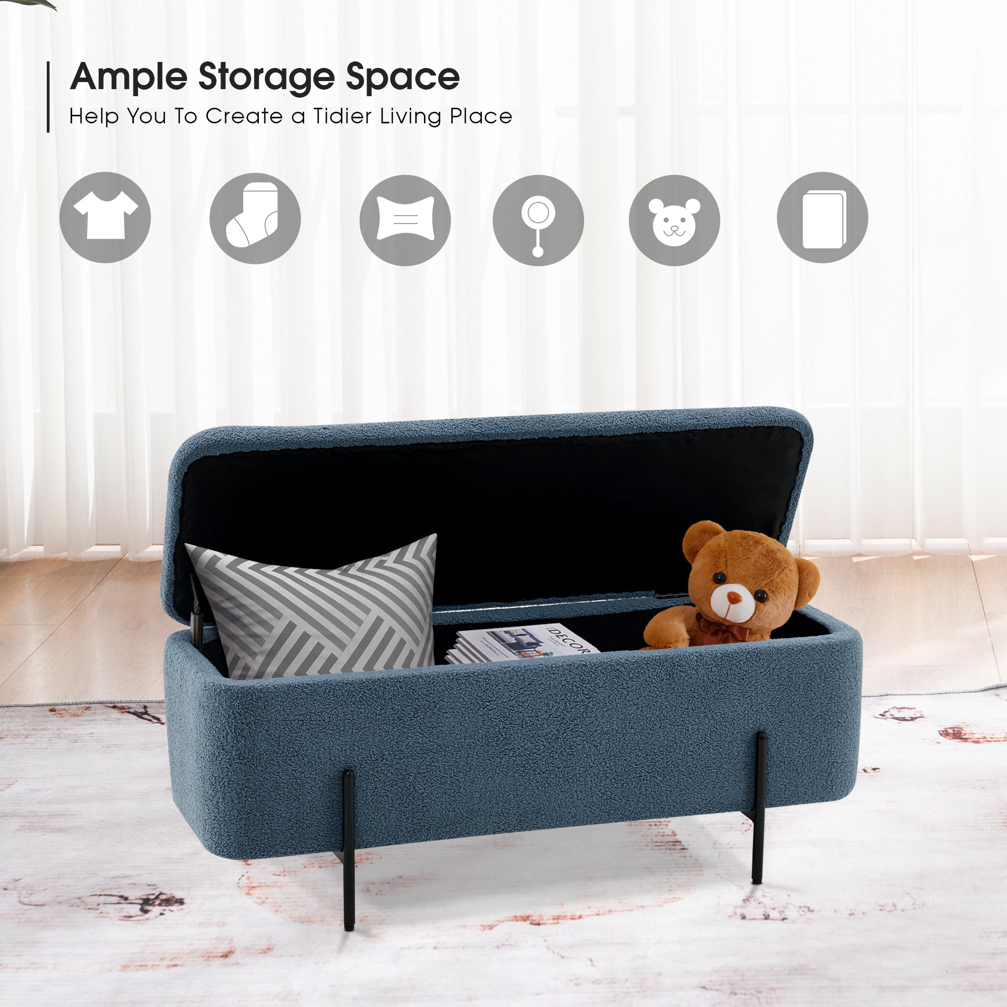 MCombo 6151-W709-PK Indoor-Ottomans - View #6