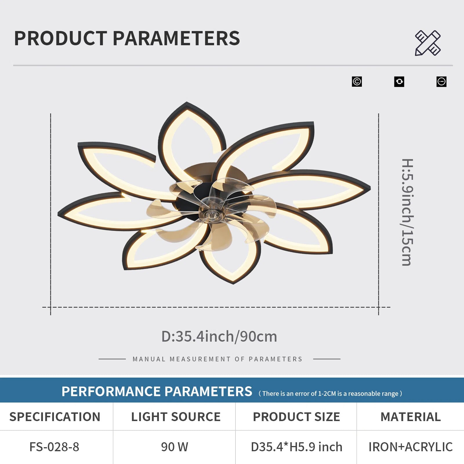 Yardreeze GHHCF0288BK0407 Ceiling-Fans - View #7
