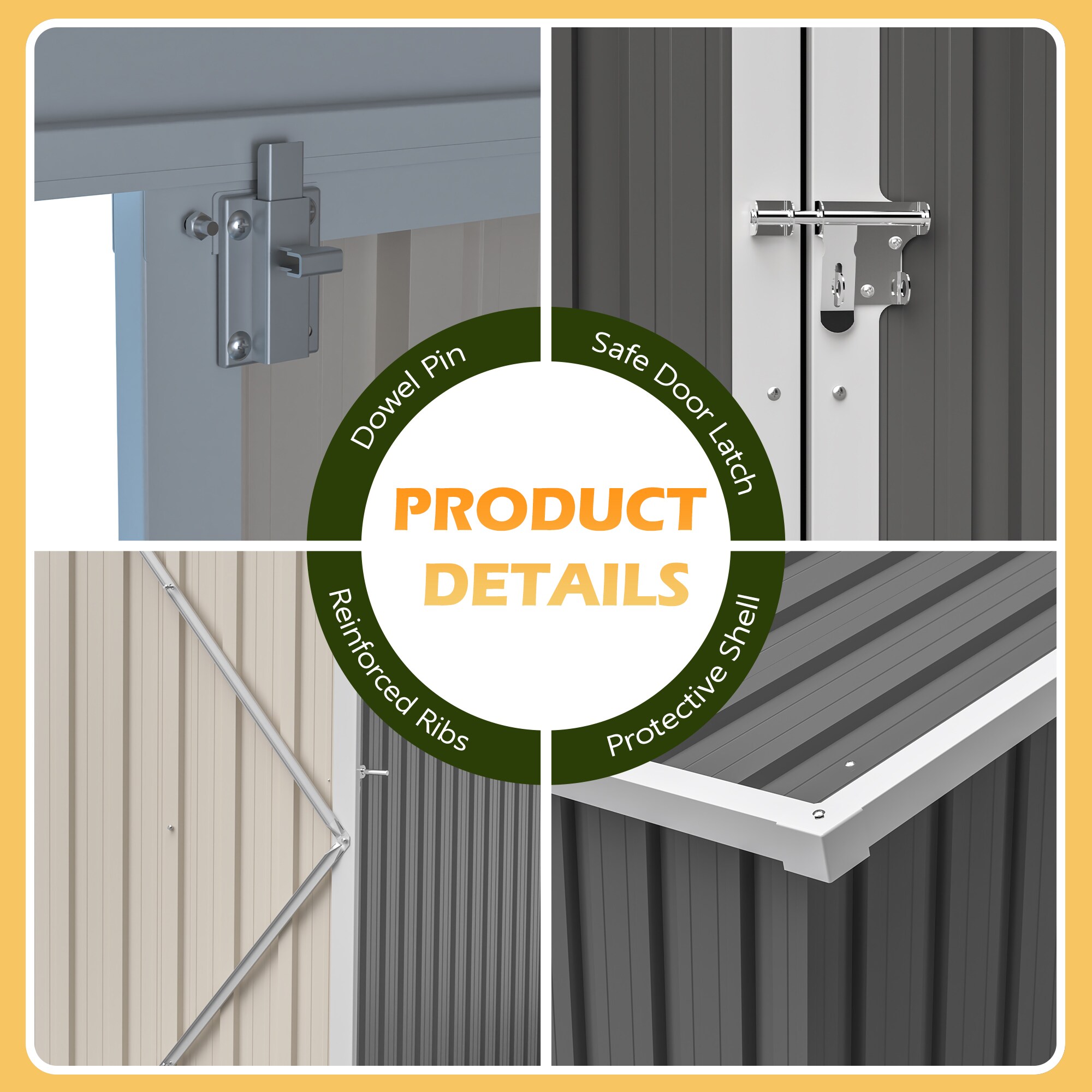 Topcraft GSH014 Metal-Storage-Buildings-Sheds - View #10