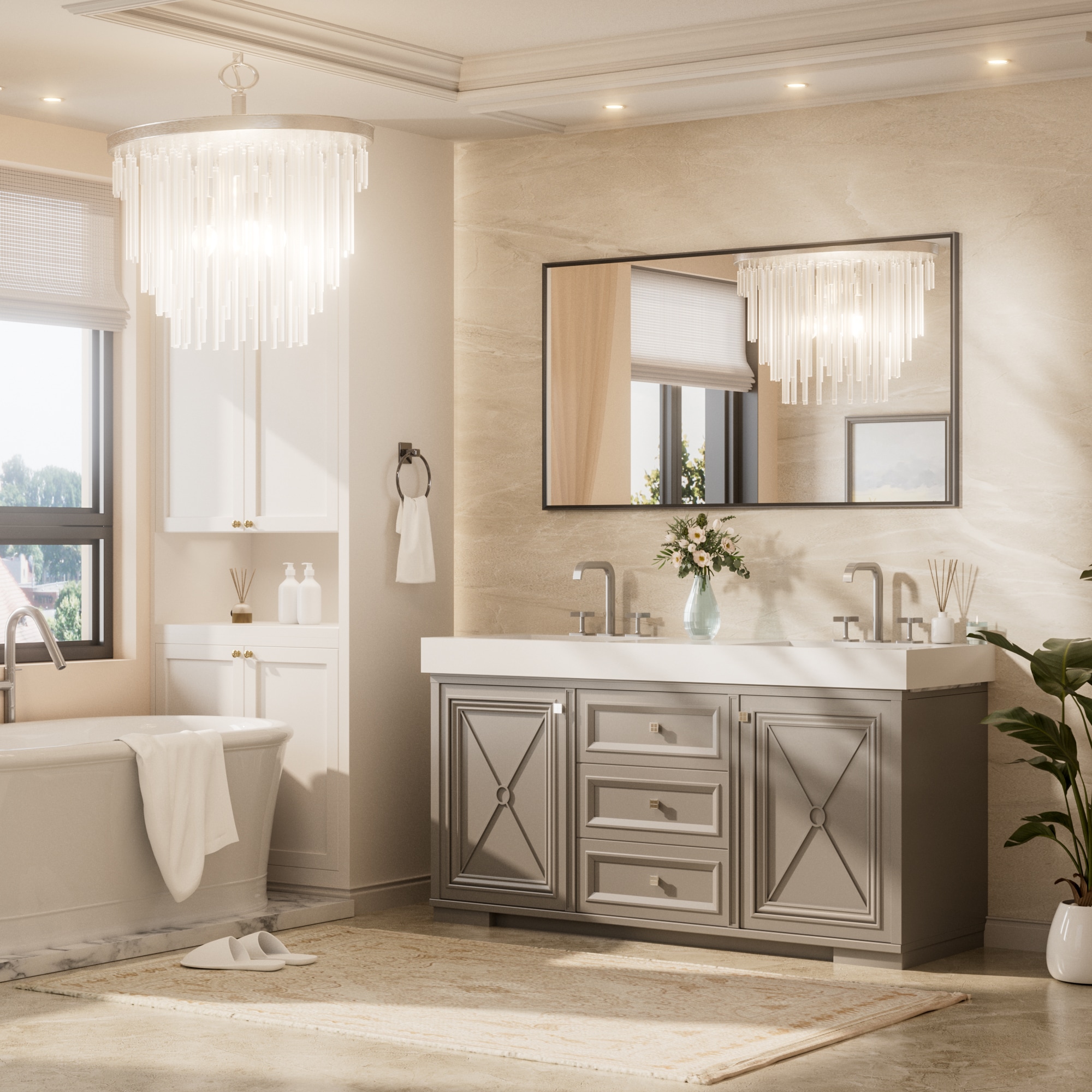 Keonjinn LW-25F-13875BK Decor-Mirrors - View #2