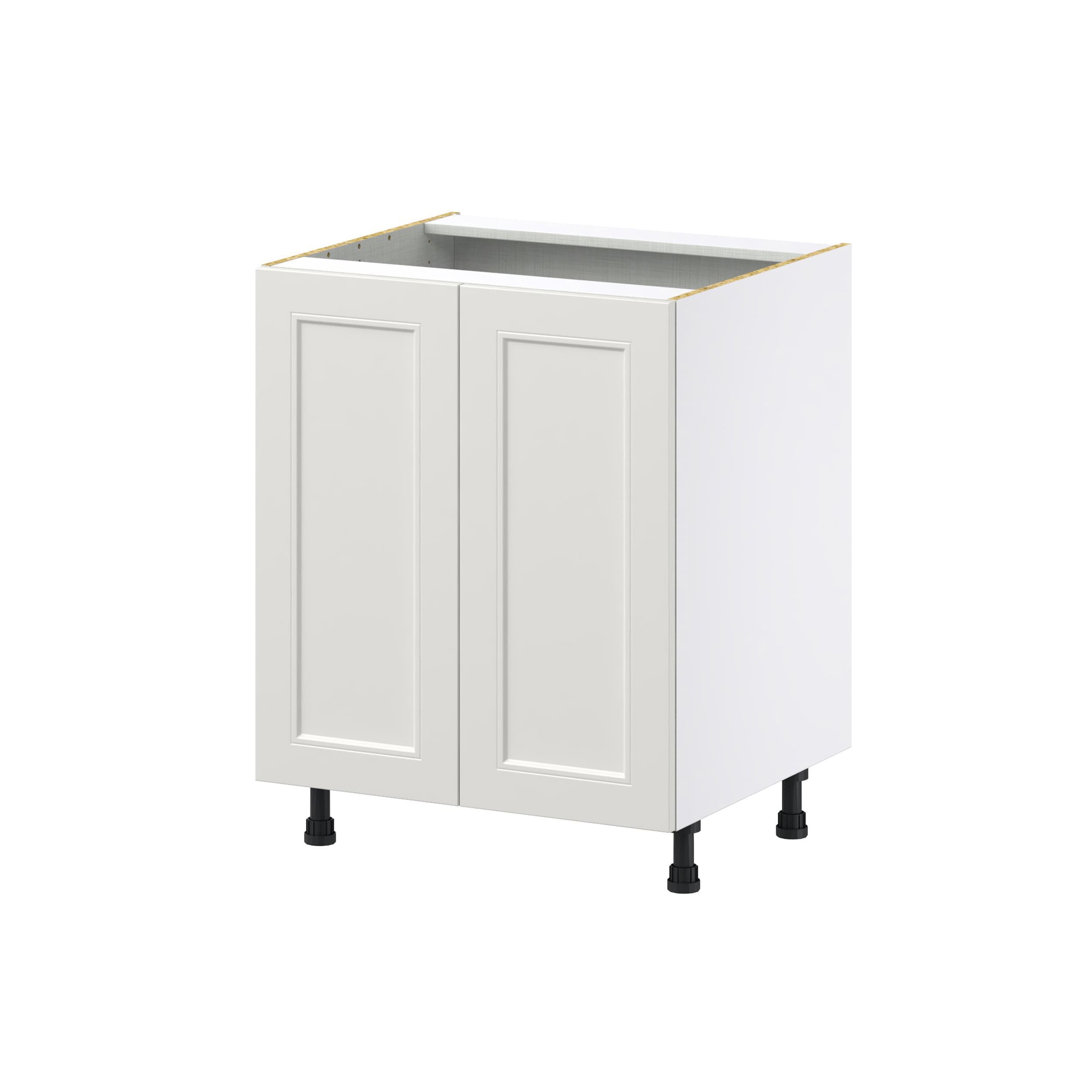 Hugo&Borg Belcourt 33-in W x 34.5-in H x 24-in D Gray Painted Sink Base Fully Assembled Cabinet (Recessed Panel Shaker Style)