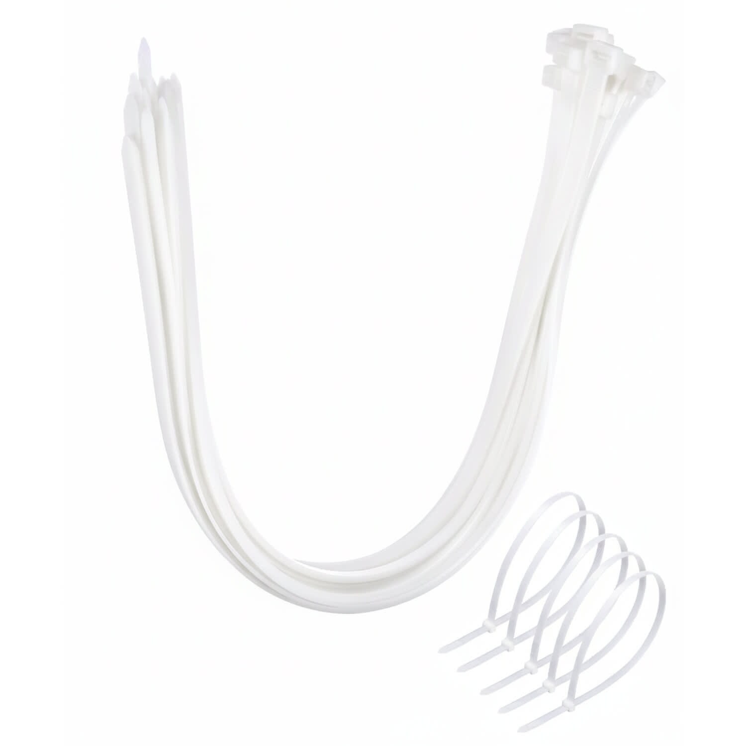 Etokfoks 24 Inch Heavy Duty Outdoor Zip Ties 50 Pack UV Resistant for Awnings Tying Branches Bundling Crops Fixing Water Pipes #EFT1020Z11