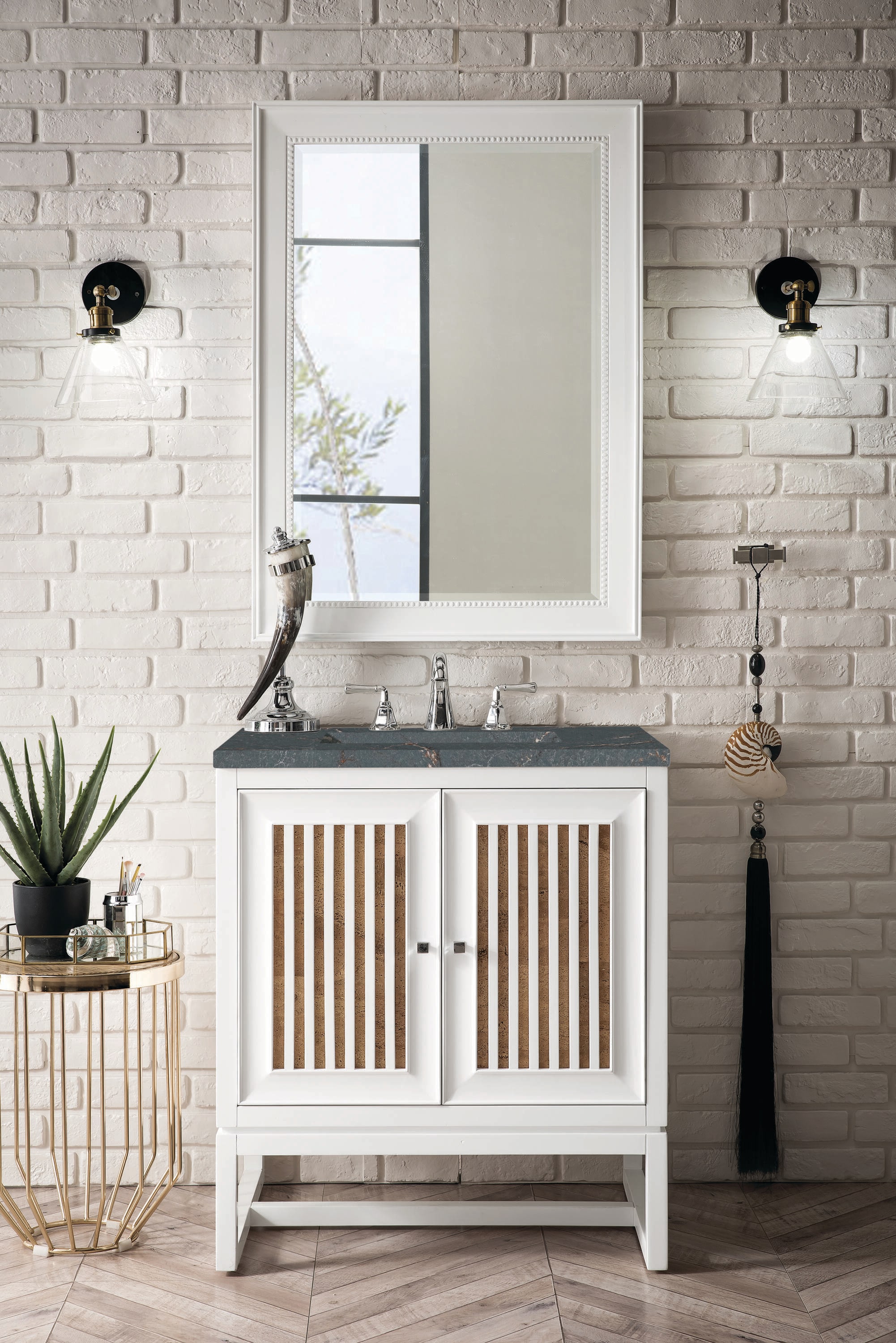 James Martin Vanities E645-V30-GW-3PBL Bath-Vanity-Combo - View #2