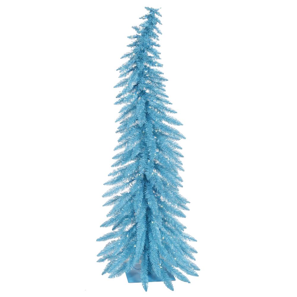 Flat base Blue Christmas Trees at Lowes.com