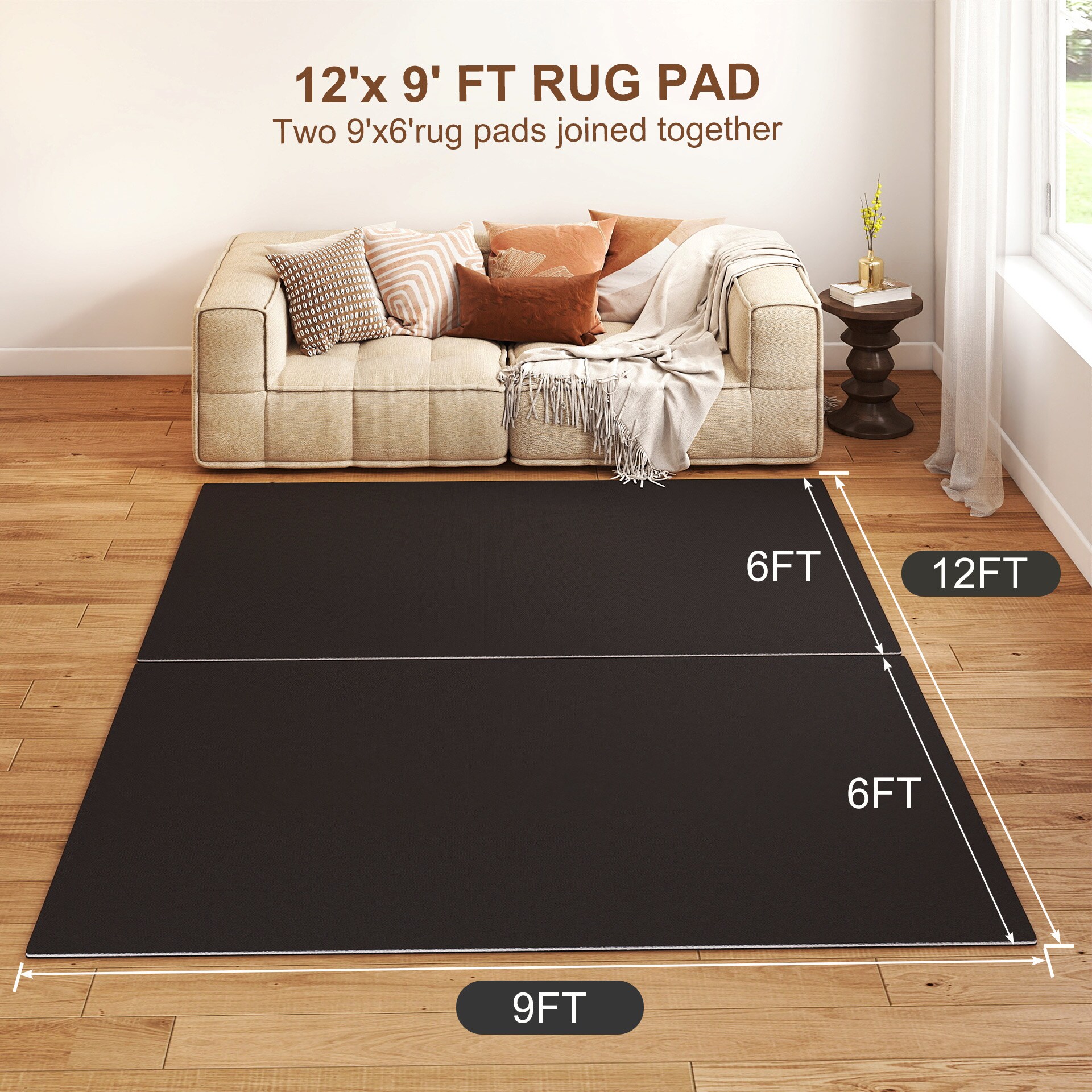 DOCRED I1600240-12-9-LS02 Rug-Pad - View #2