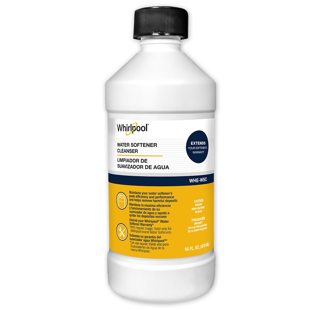 Whirlpool Water Softener Cleanser Formula, White Finish, NSF Safety