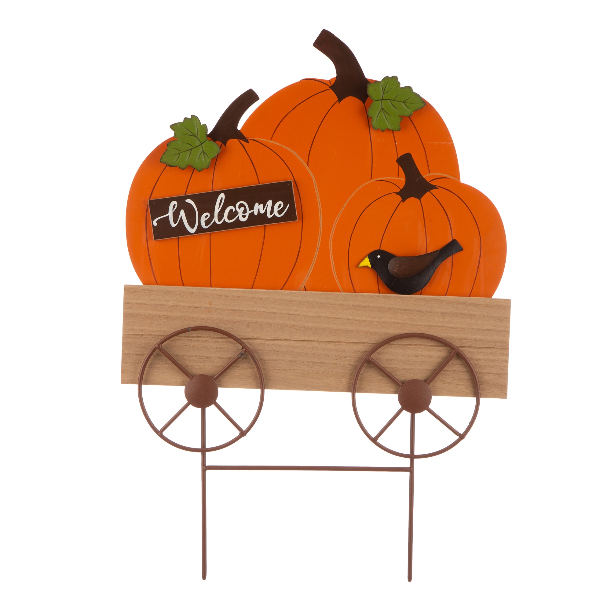 Glitzhome 2005600006 2.2-Feet Pumpkin Yard decoration
