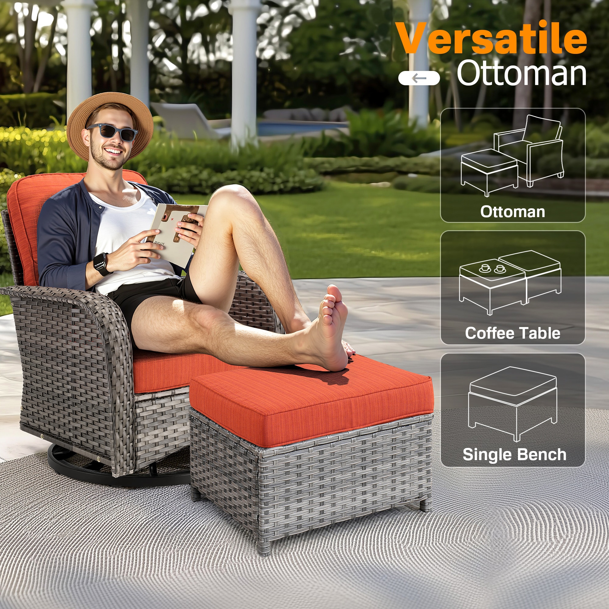 Ovios NGRS-806YG Patio-Conversation-Sets - View #6