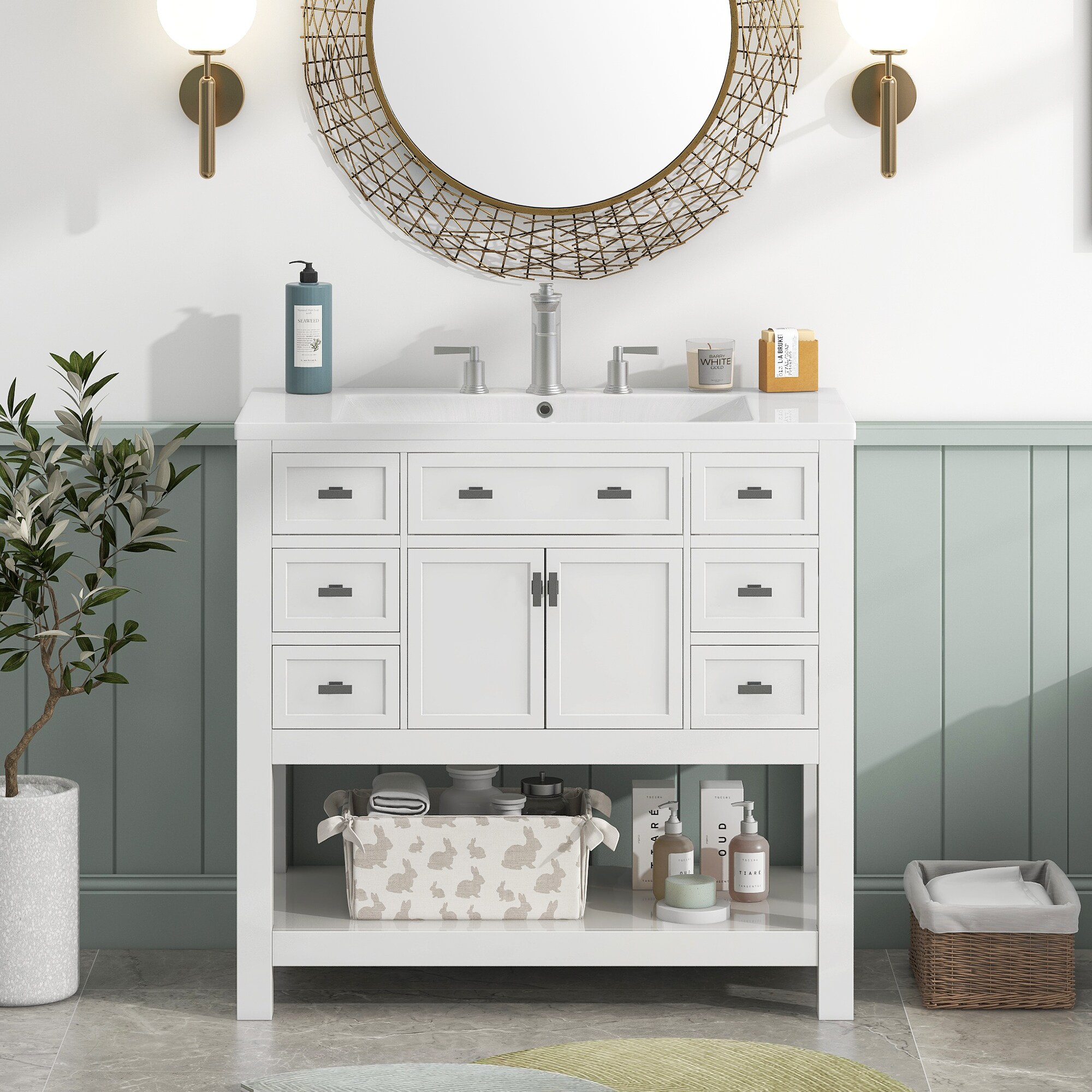 Siavonce ZX-113122 Bath-Vanity-Combo - View #15