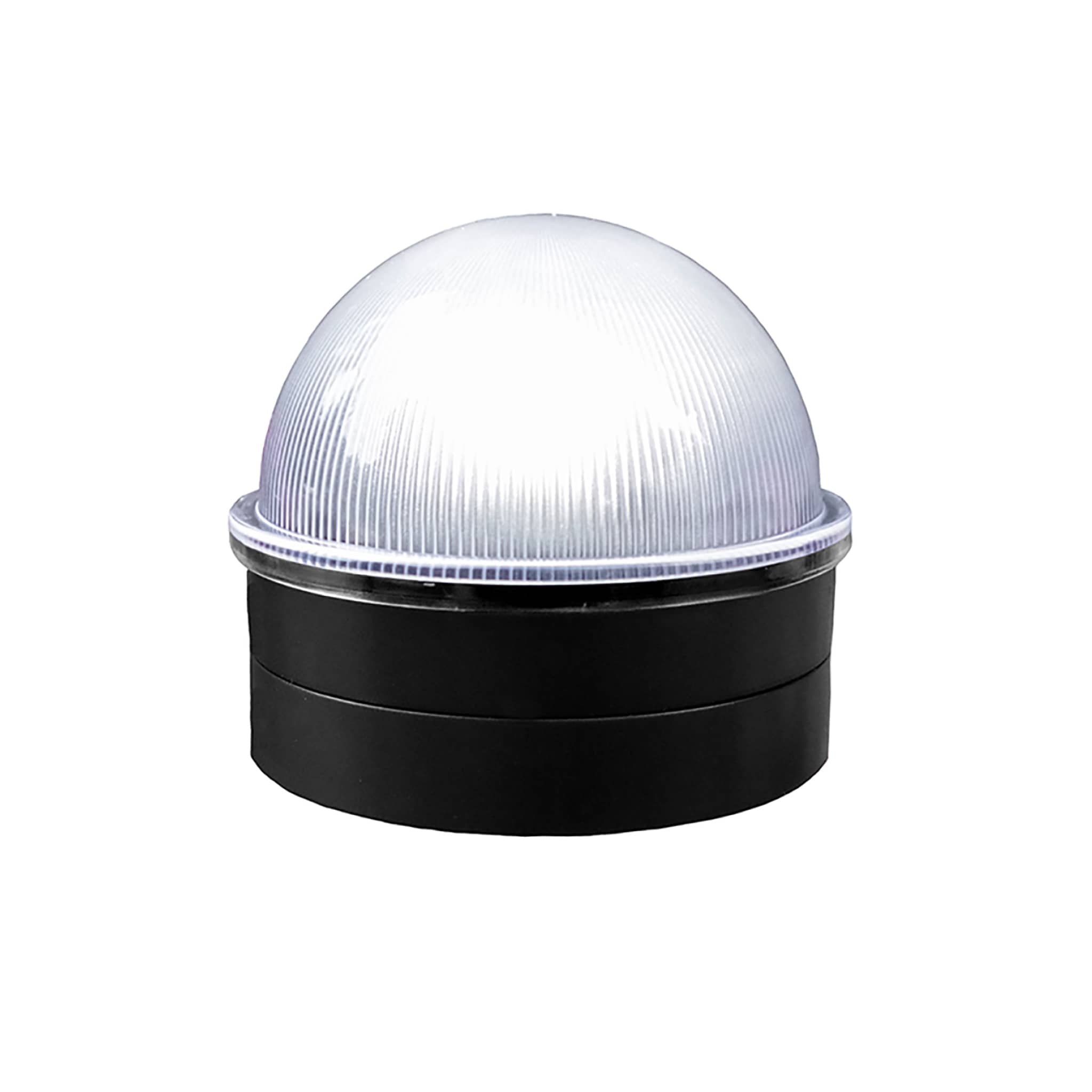 Classy Caps CH2233B 5 -Lumens 1 -Watt Black Solar LED Outdoor Post cap light 4500-K