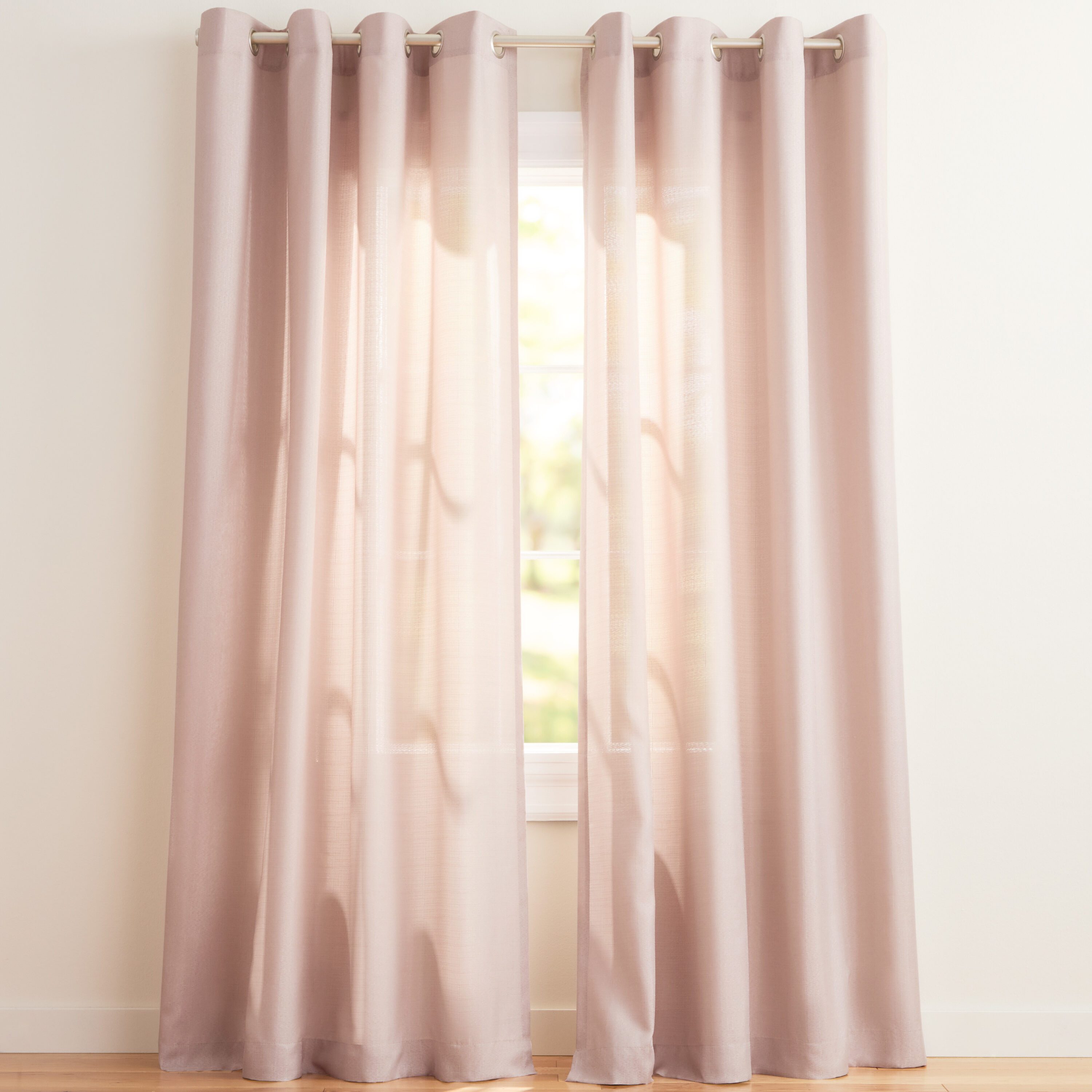 Exclusive Home EH7968-09 2-96G 96-in Blush Light filtering Grommet Curtain panel pair