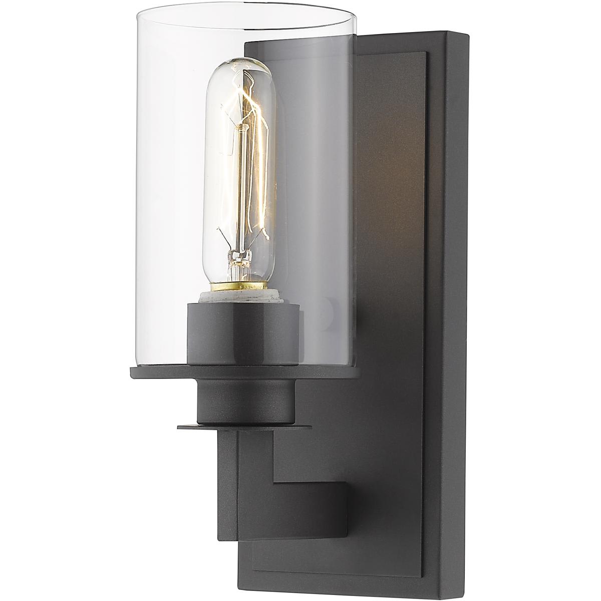 Z-Lite Savannah 4.5-in 1 Light Matte Bronze Modern/contemporary ...