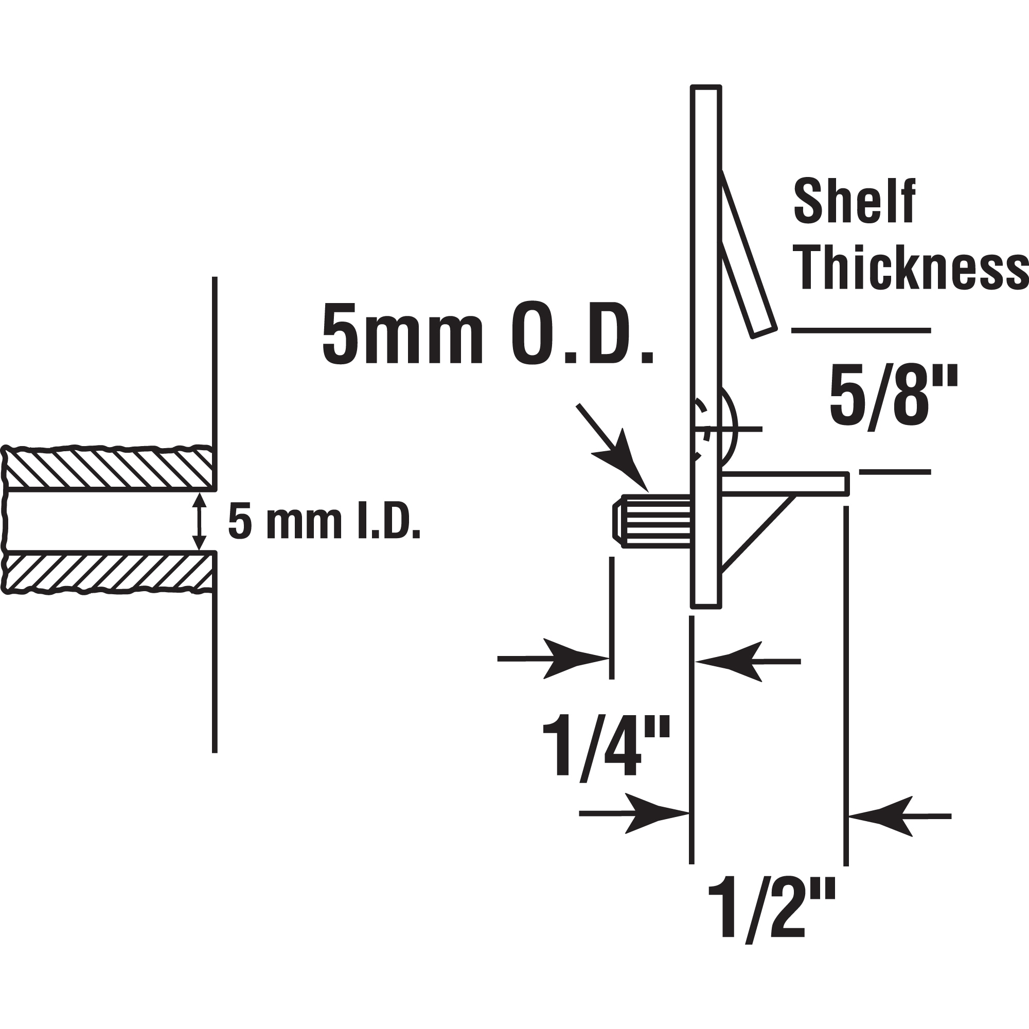 Prime-Line U 9393 Shelving-Hardware - View #5