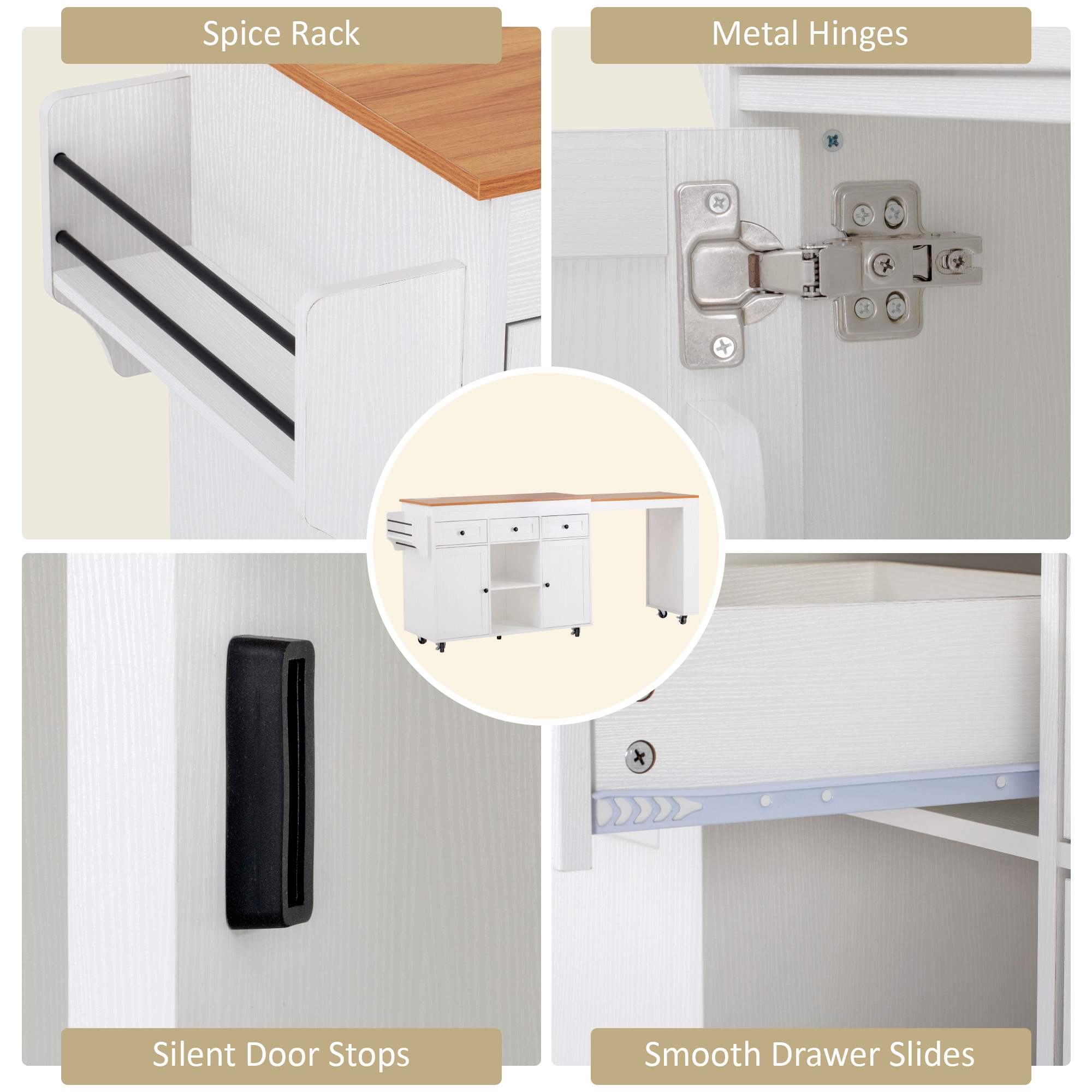 Bestier USLOW-N707P360278W Kitchen-Furniture - View #9