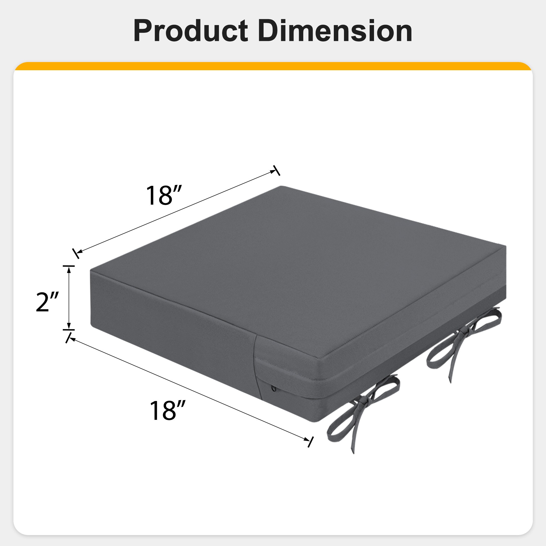 AAAAAcessories LSPC-YD-1818-SHUI-2 Patio-Furniture-Cushions - View #7