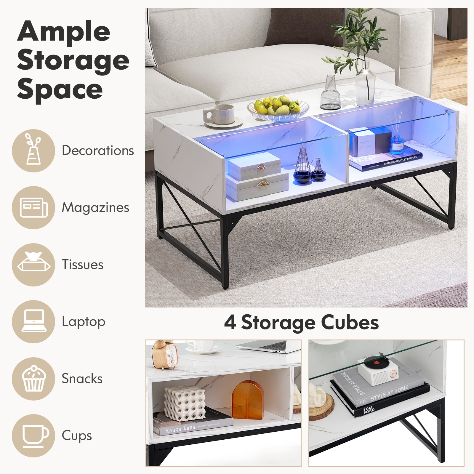 Fenbeli QLLSFENH269 Coffee-Tables - View #8