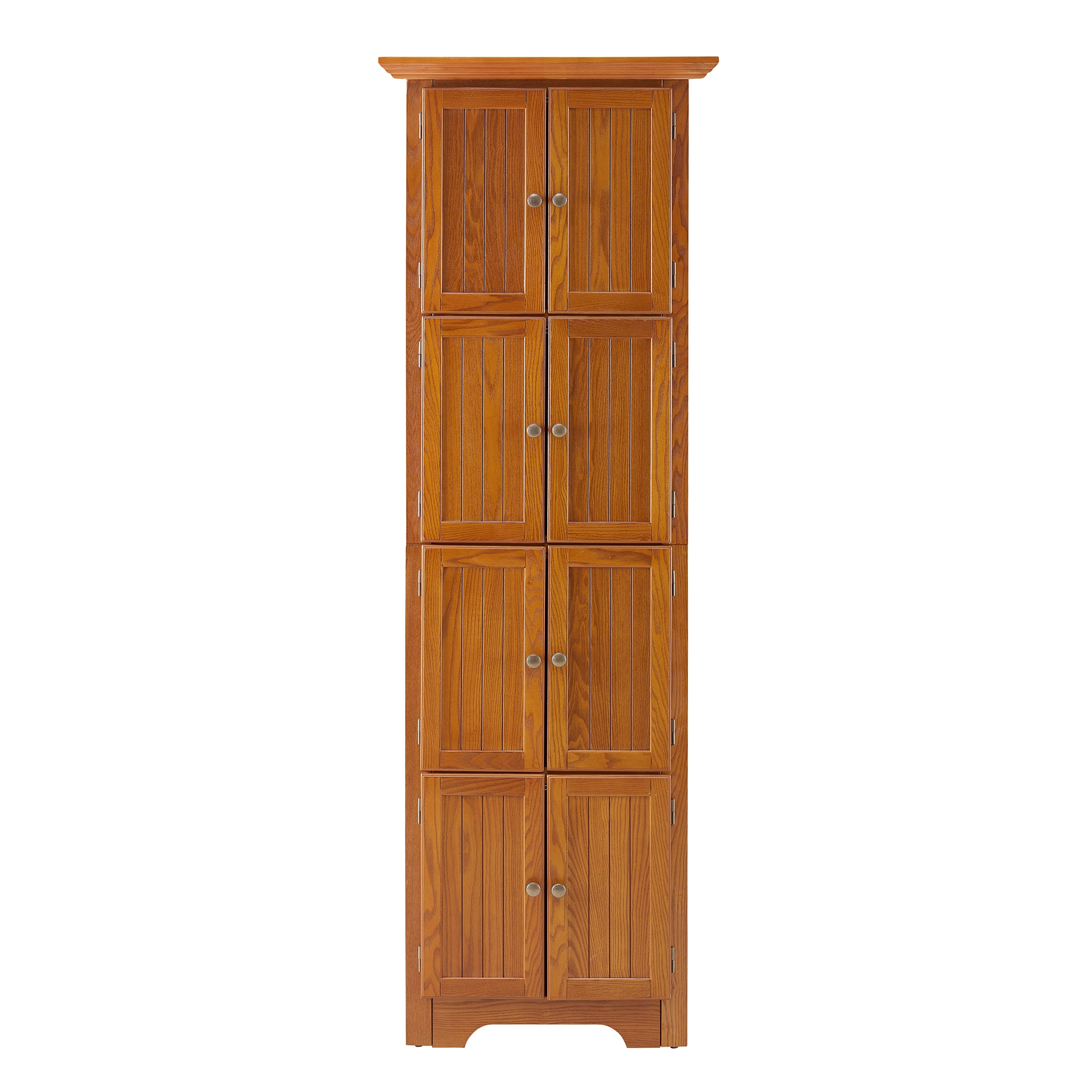 SINOFURN SYC160039WD Country OAK Reclaimed wood Curio cabinet