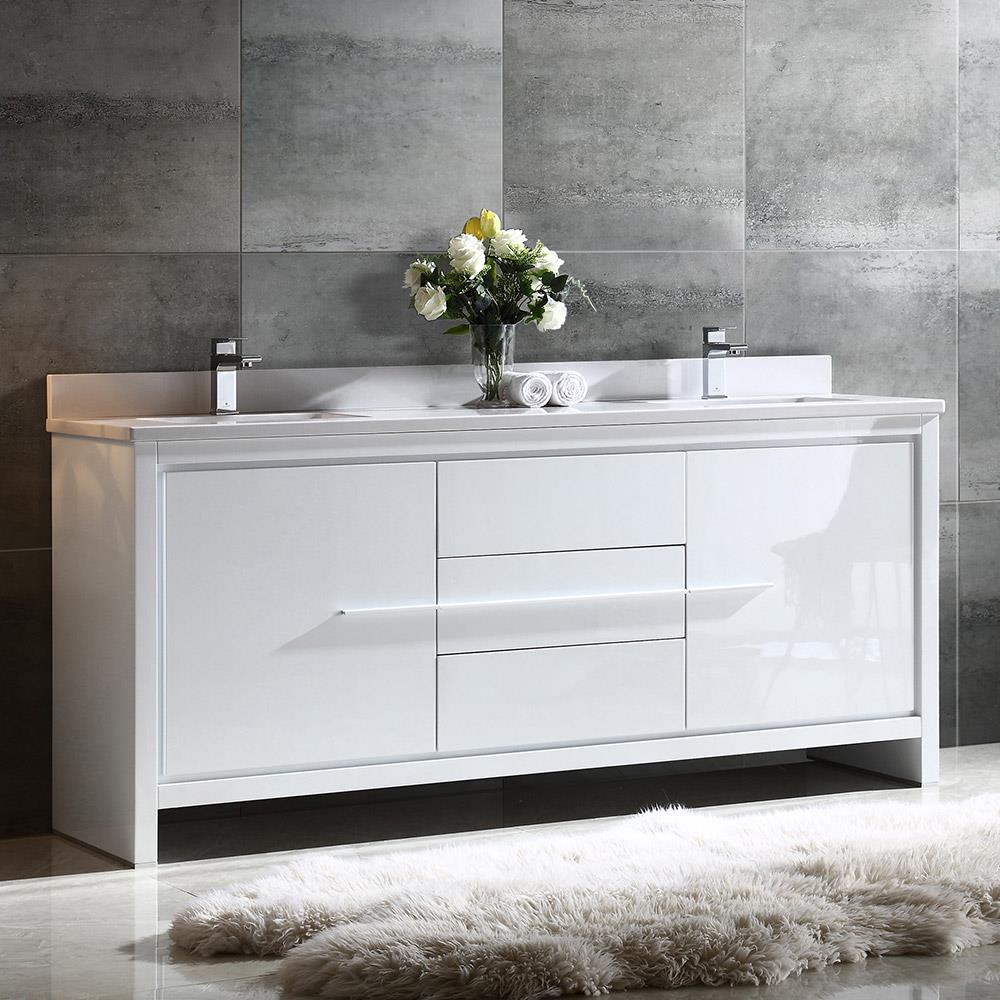Fresca FCB8172WH-CWH-U Bath-Vanity-Combo - View #3