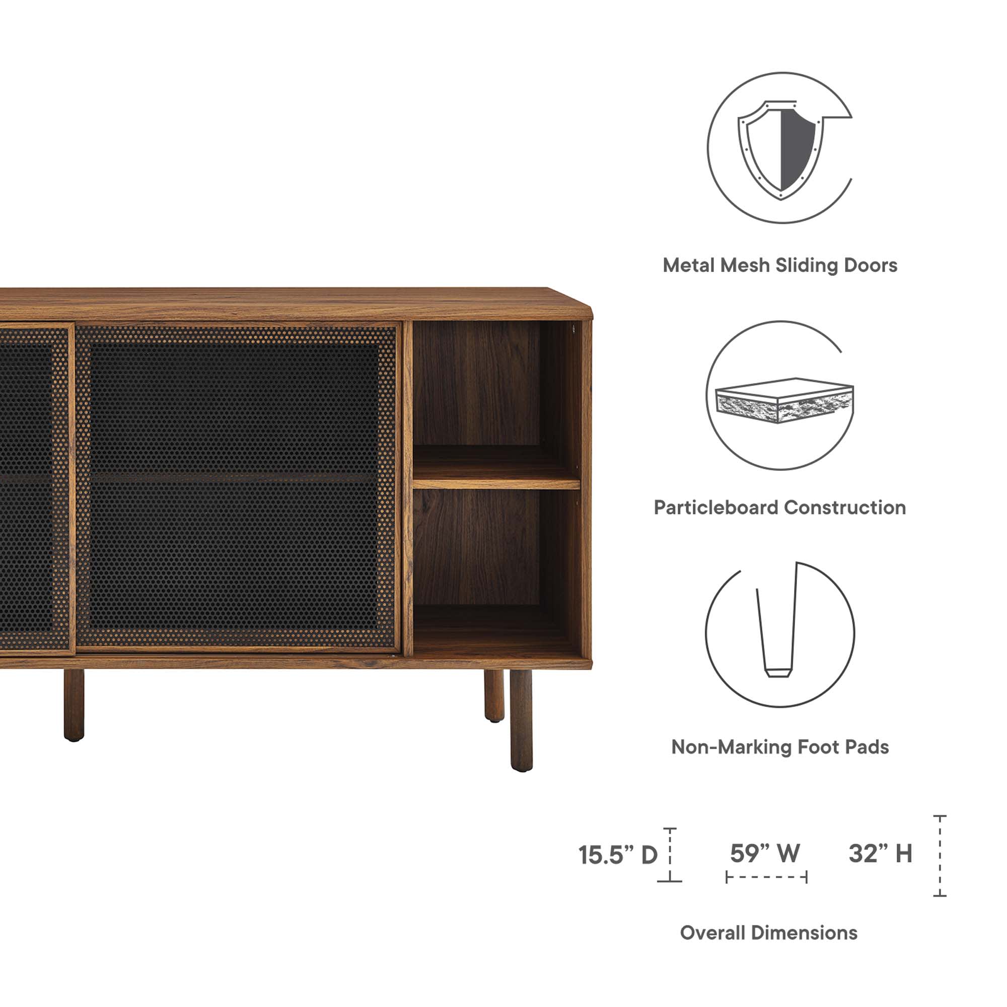 Modway EEI-6235-WAL Dining-Kitchen-Storarge - View #2