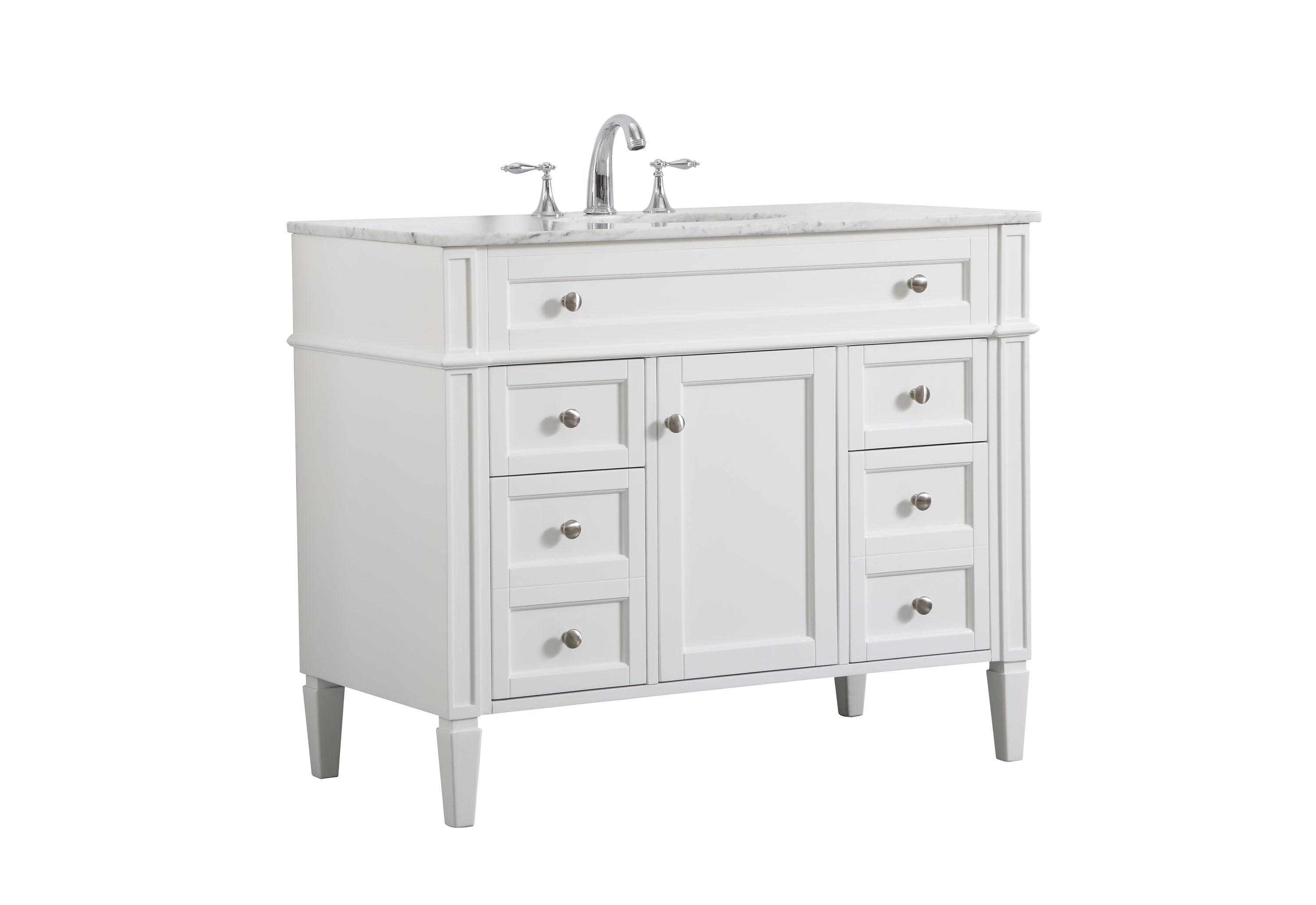 Elegant Decor HF37626WH Bath-Vanity-Combo - View #5