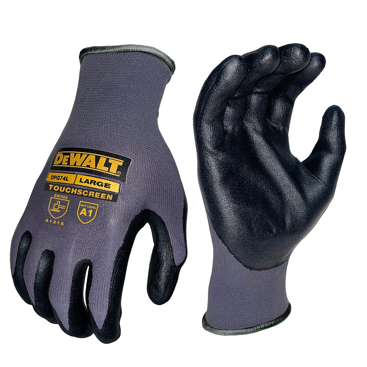 DEWALT X-large Gray Nitrile Dipped Nylon Blend Construction Gloves 