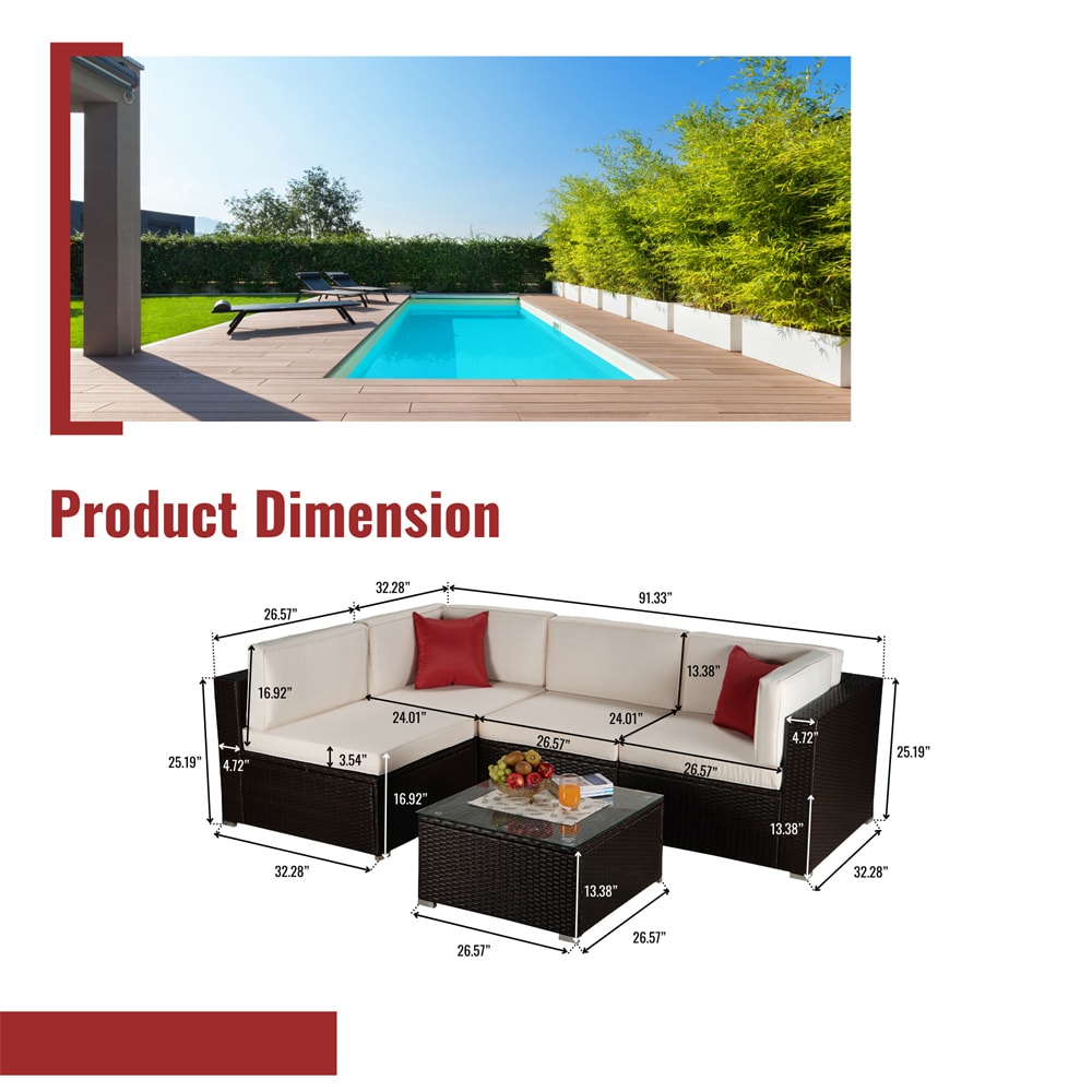 Afoxsos LWMX170 Patio-Conversation-Sets - View #18