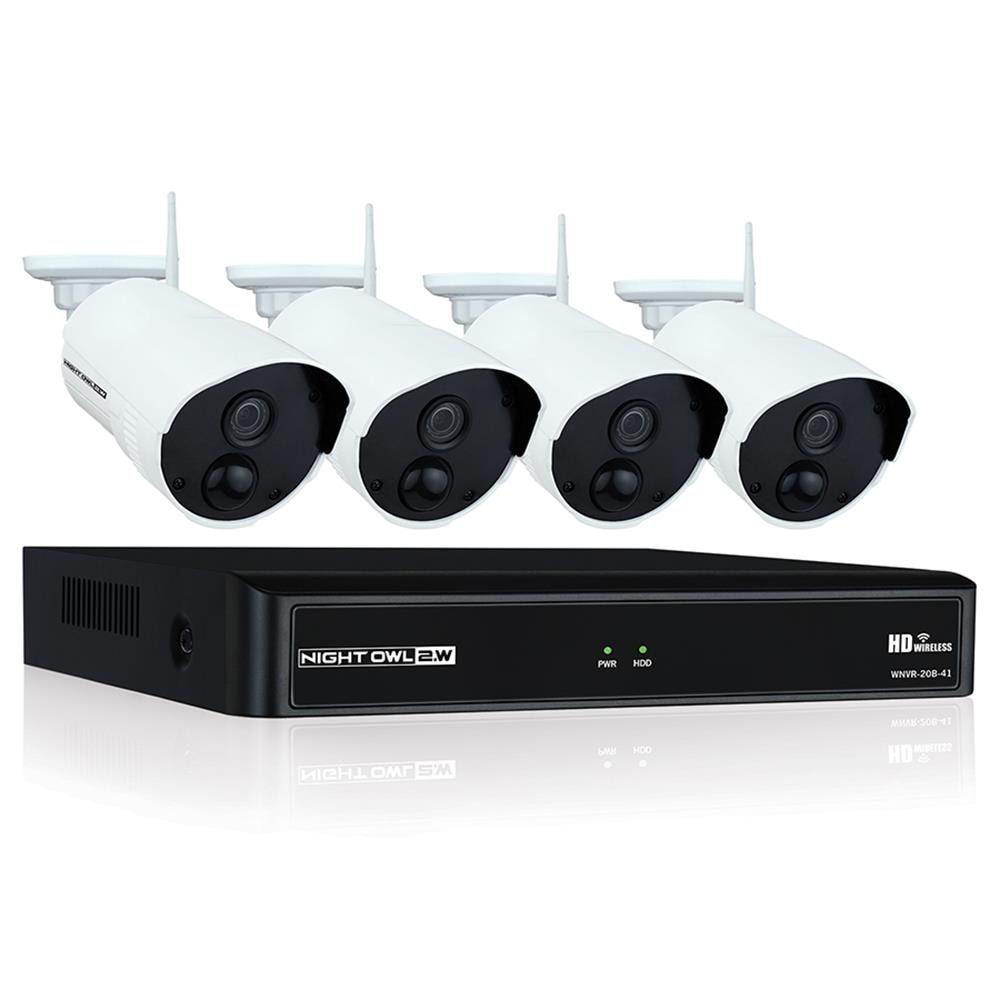 Night Owl Plug-in Wireless Outdoor Security Camera (4-Pack) at