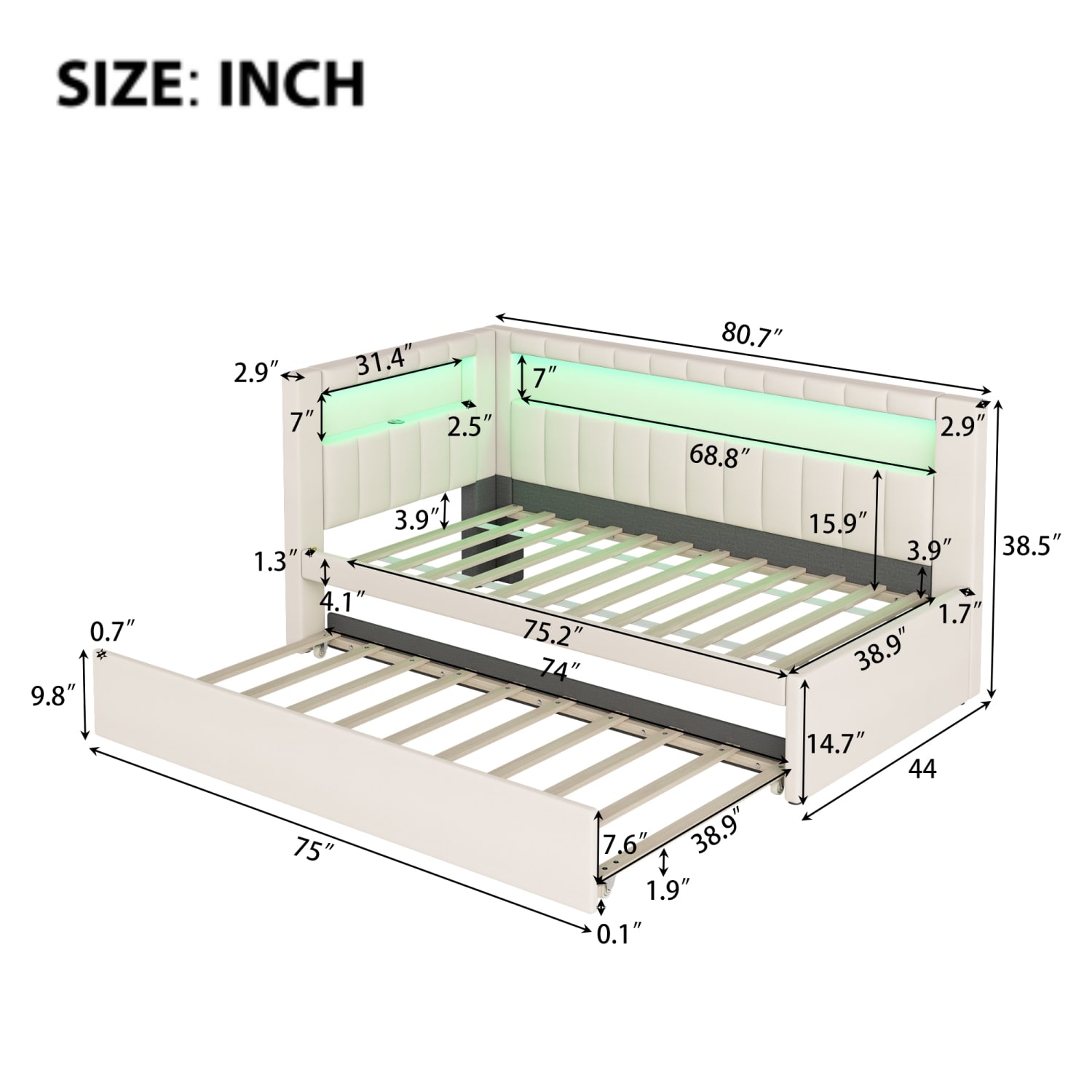 Streamdale Furniture DL001919AAK beds - View #5