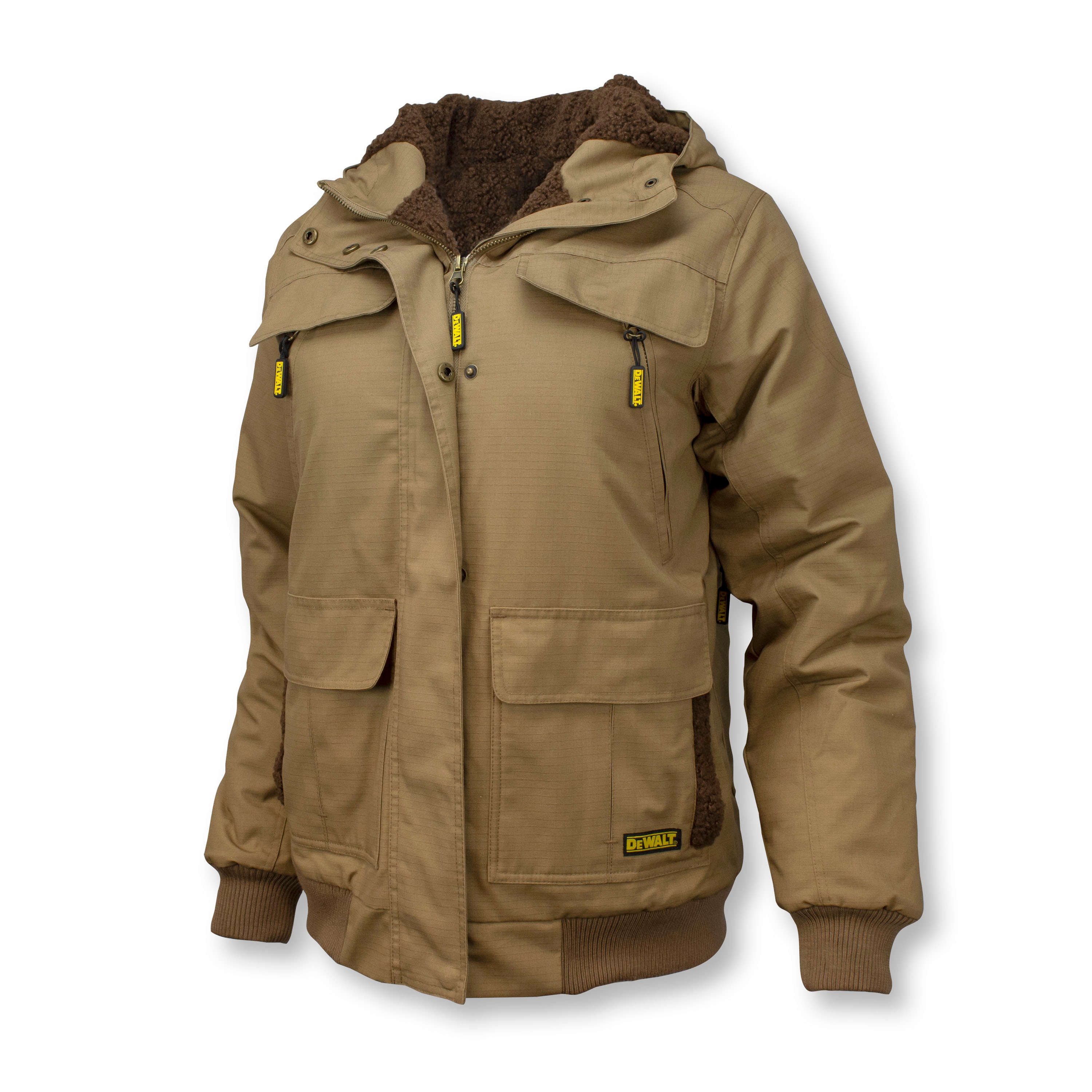 DEWALT Tan Cotton/Polyester Heated Jacket (Large) in the Work Jackets &  Coats department at