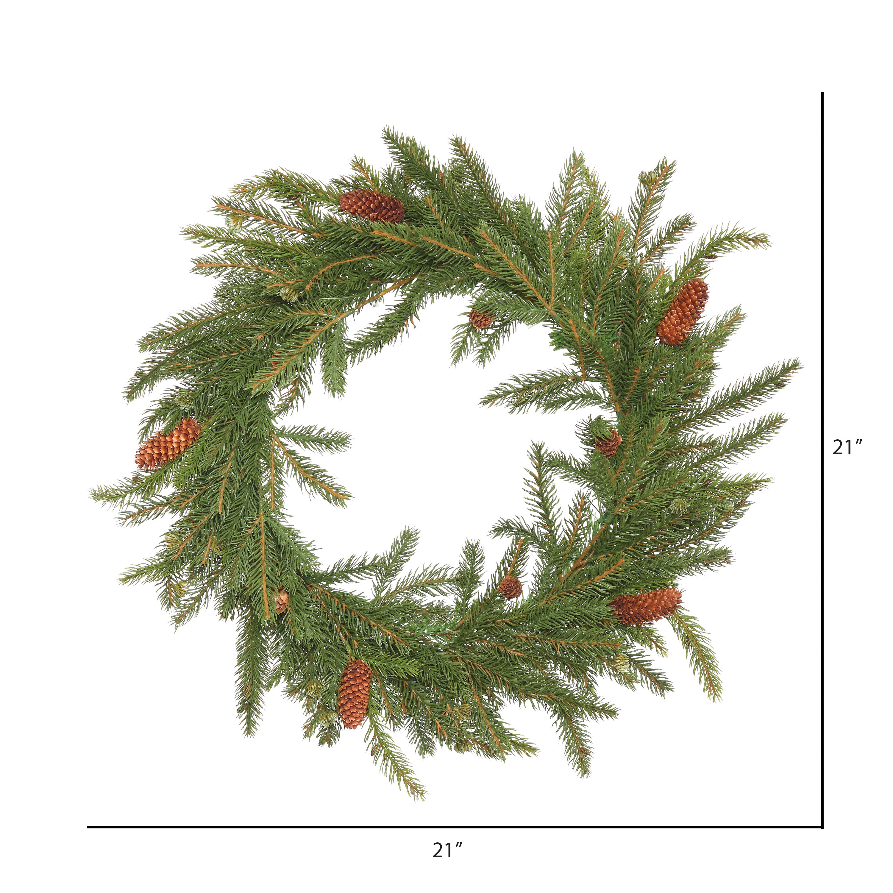 Vickerman E150721 Artificial-Christmas-Wreaths - View #3