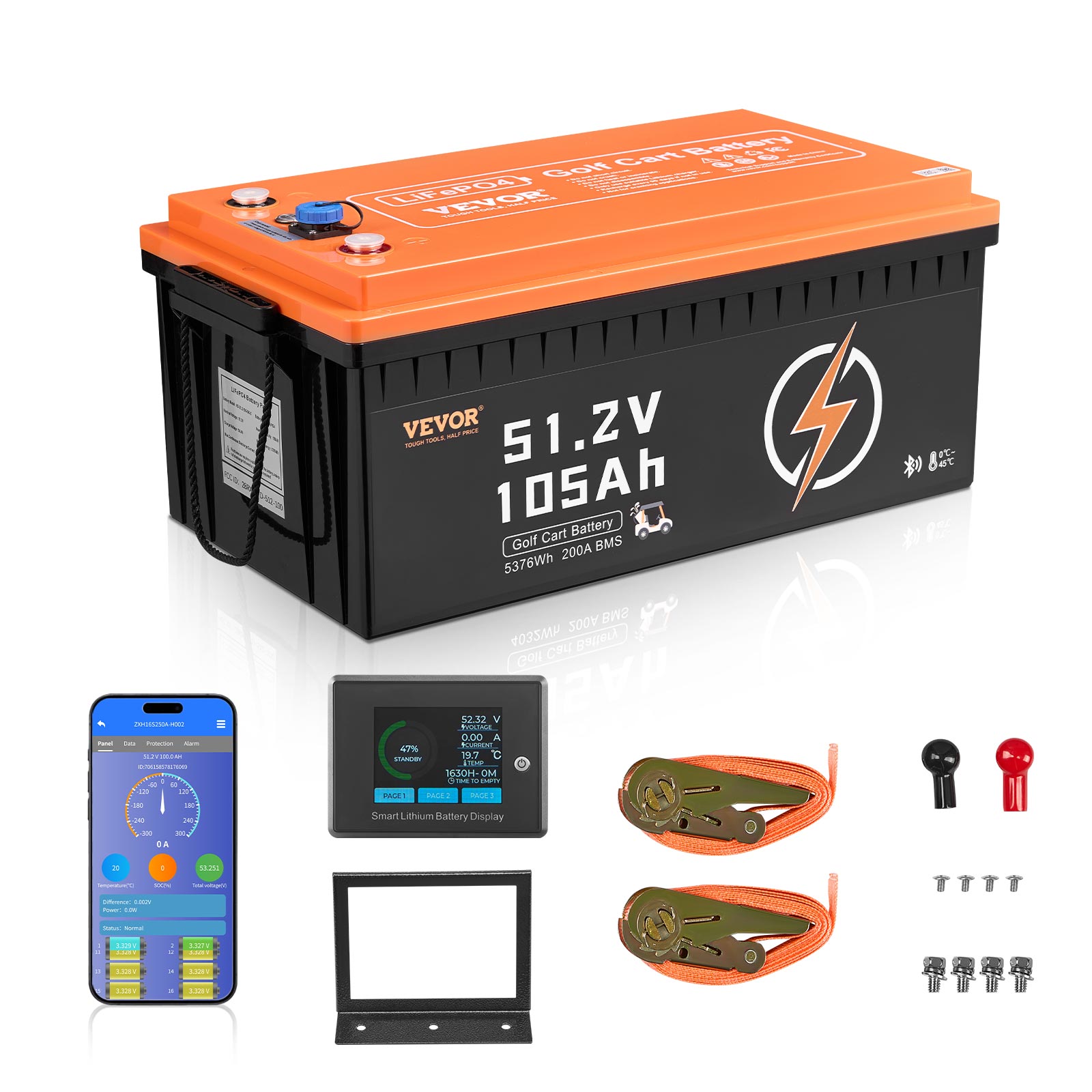 VEVOR - 200 -Amp 48-volt Car Battery Charger
