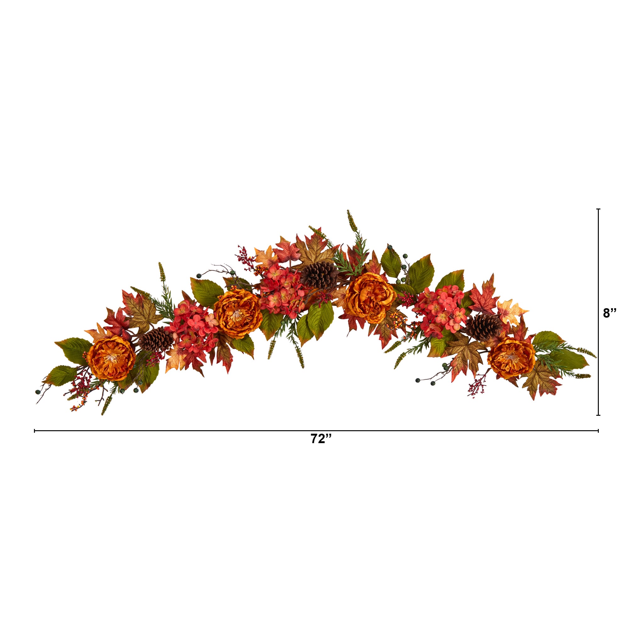 Nearly Natural W1230 Artificial-Thanksgiving-Wreaths - View #3