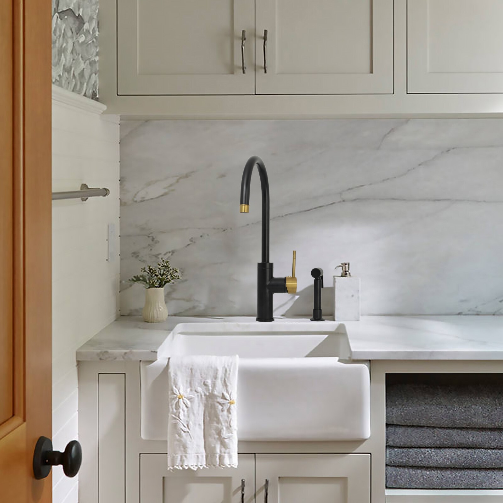 Akicon AK96966-BLBG Kitchen-Faucets - View #2