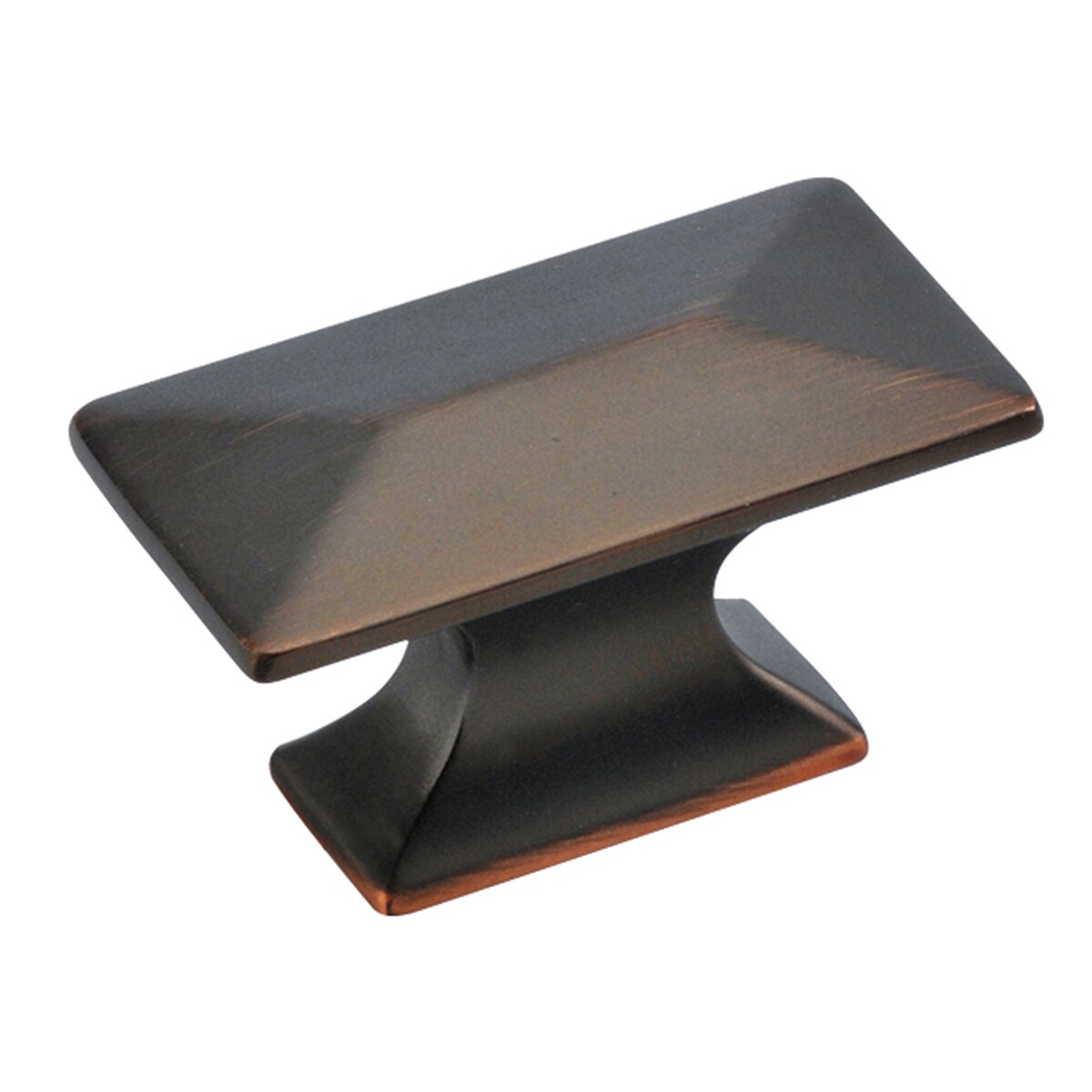 Hickory Hardware P2151-RB-10B Bungalow 1-3/4-in Refined Bronze Rectangular Transitional Cabinet Knob (10-Pack)