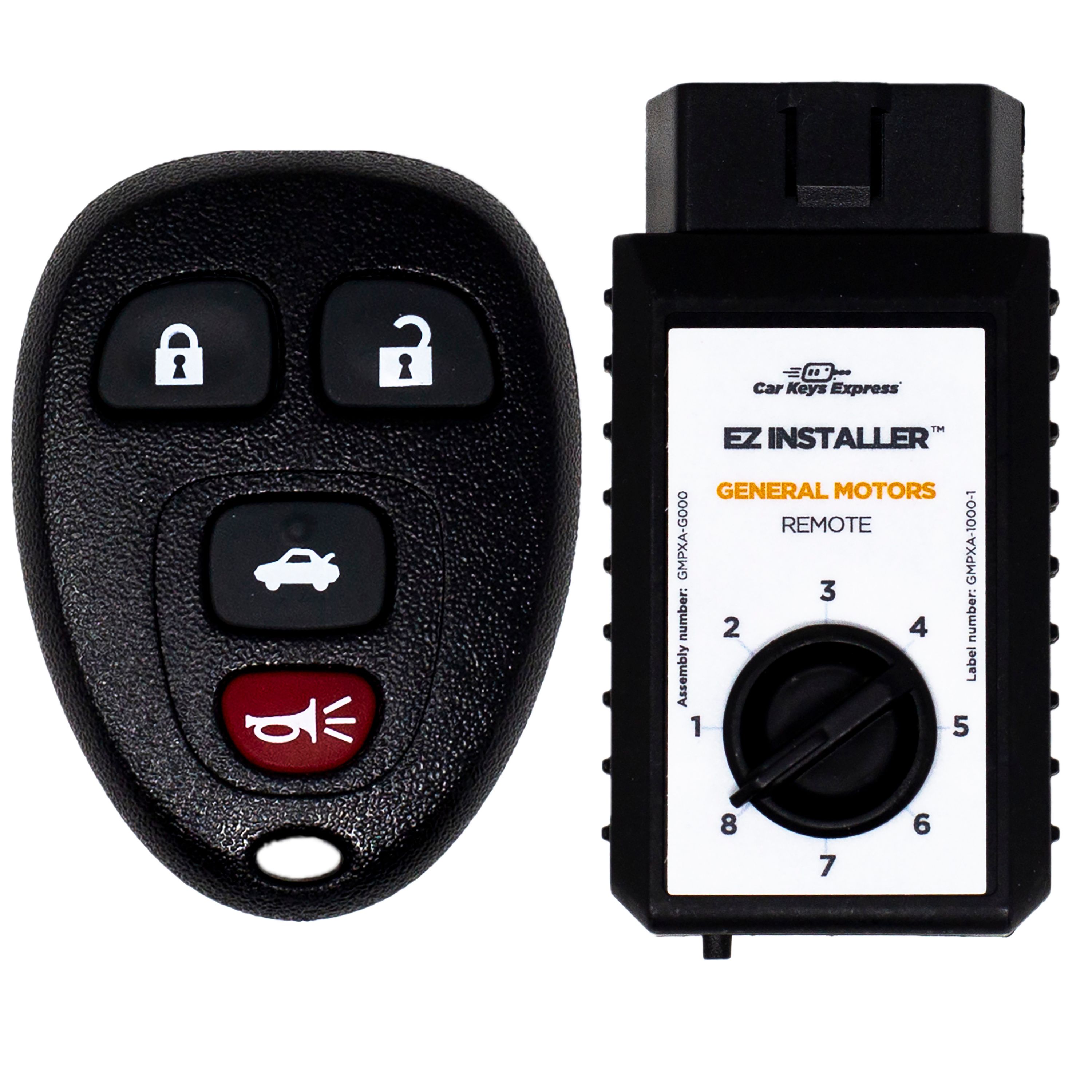 Car Keys Express GMRM-4TZ1RE Black Key fob