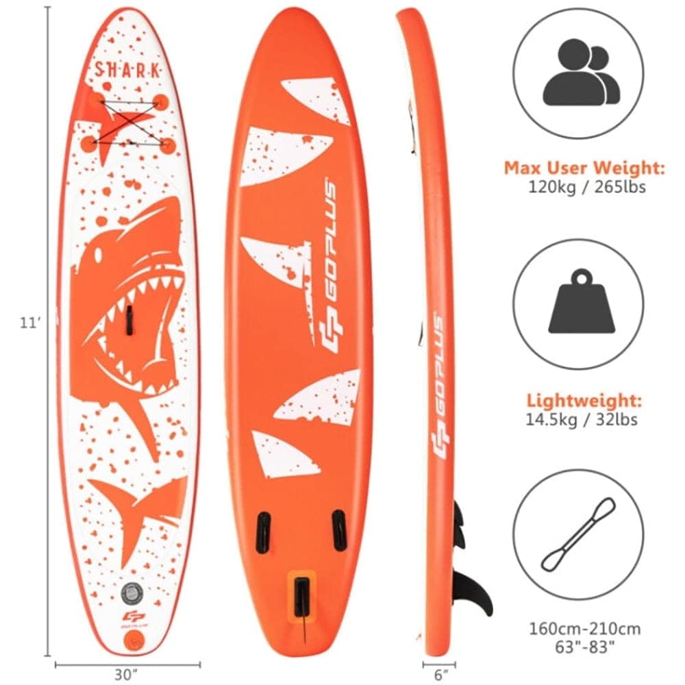 Choco Moon - SurfboardStand Up Paddle Board Inflatable Stand Up Paddle Board with Backpack Alumin...