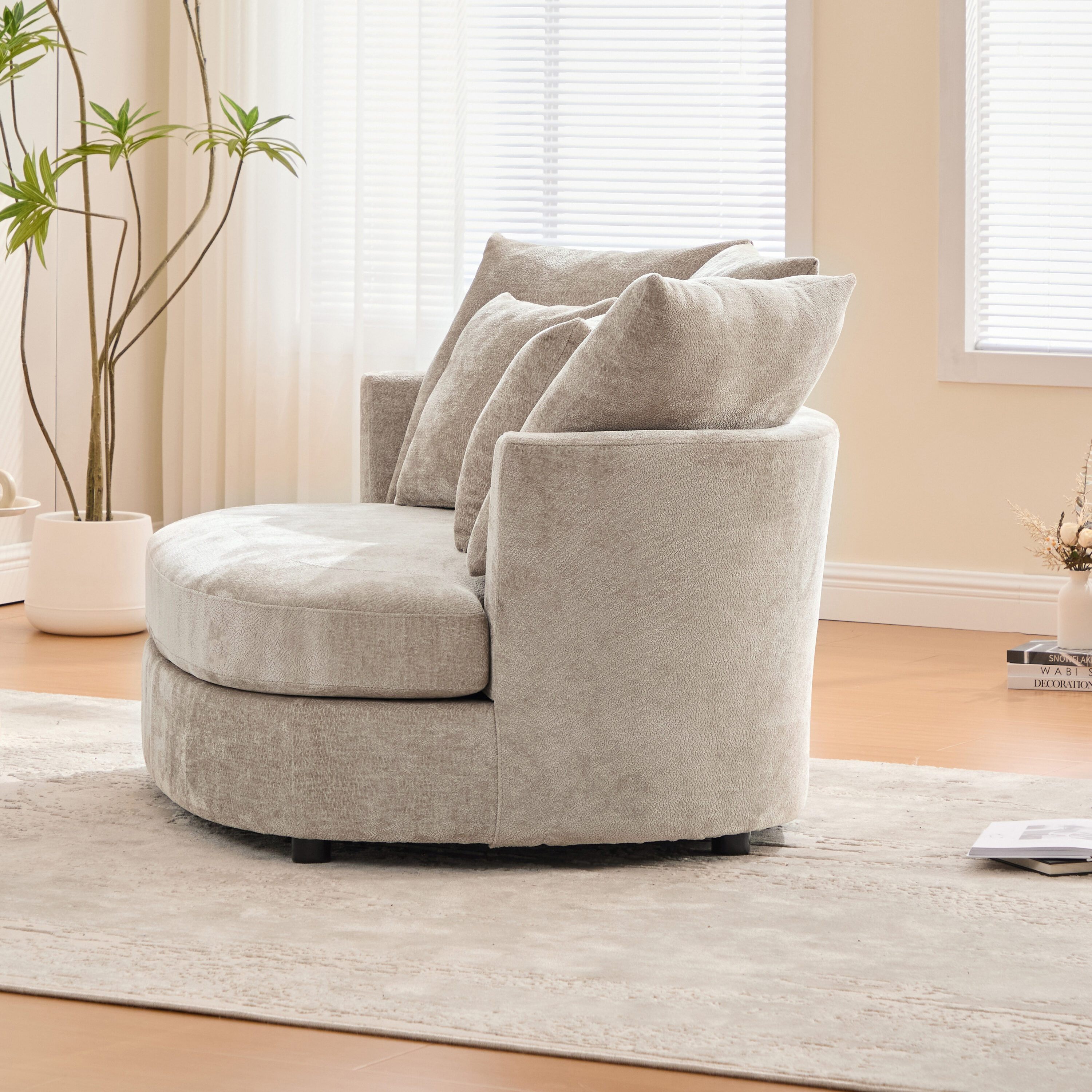 Hrinhom HC-W1202-WHEAT chairs - View #3