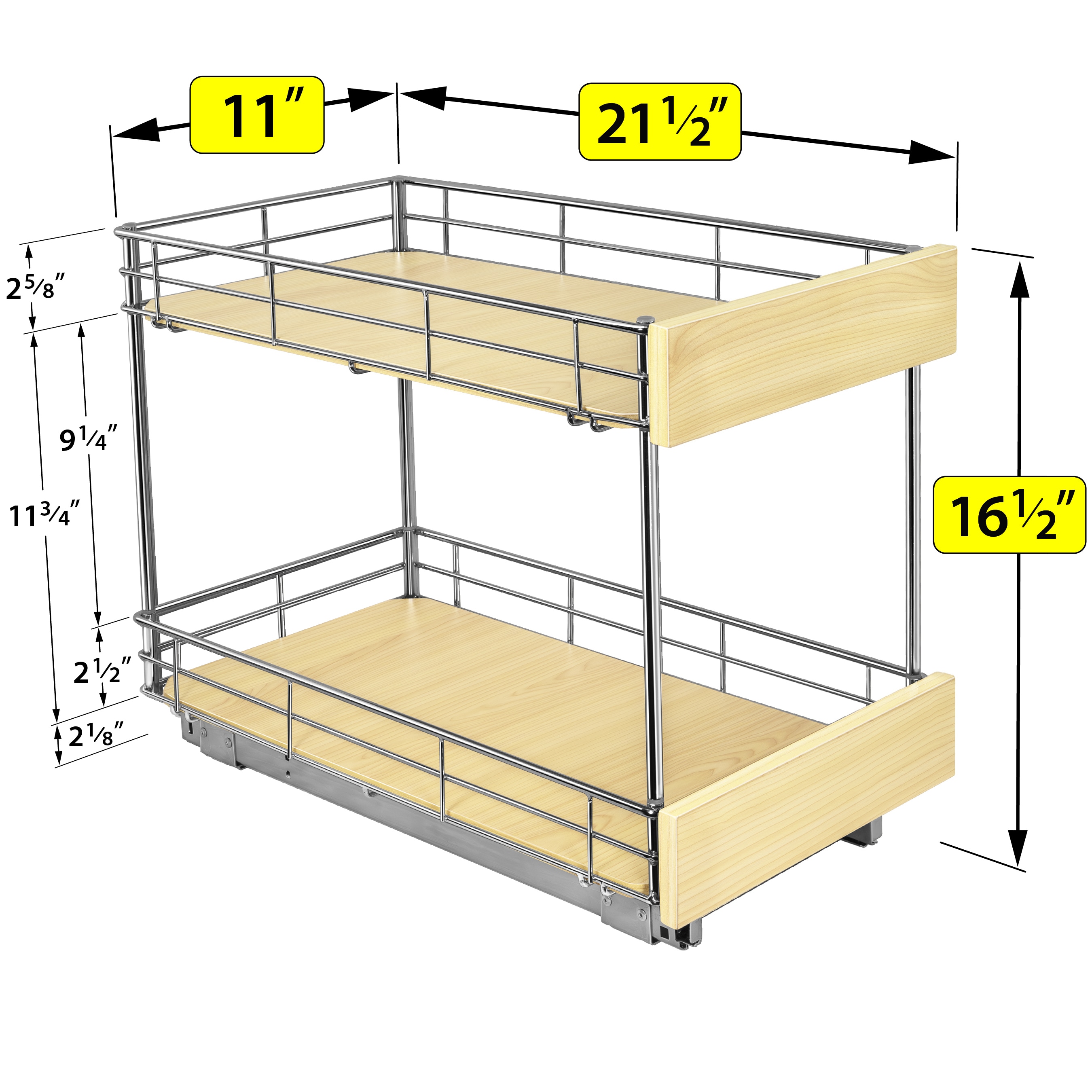 Lynk Professional 4244121DS Pull-Out-Cabinet-Baskets - View #5